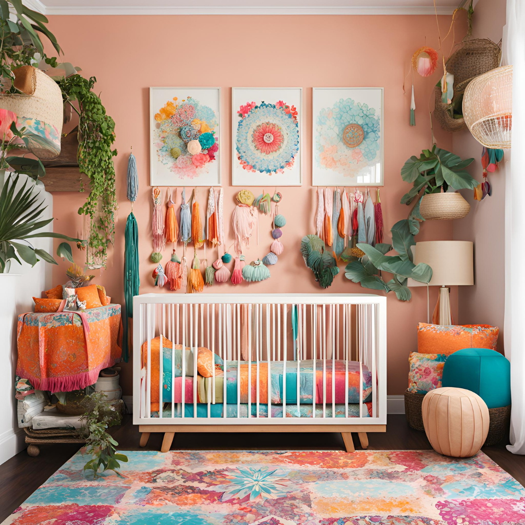Embracing Boho Bliss Crafting a Bohemian Nursery — SNPC Design