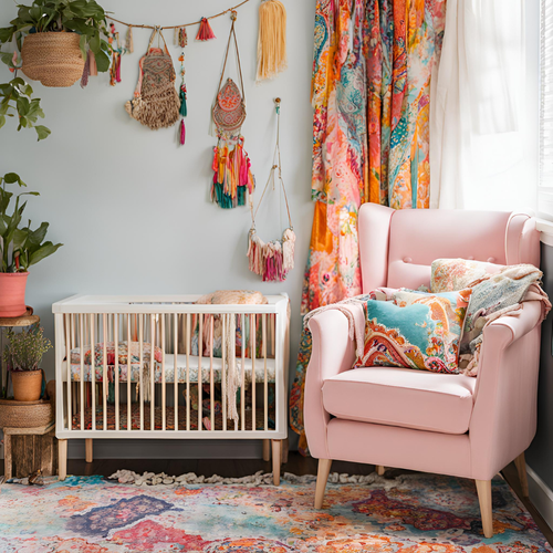 Embracing Boho Bliss: Crafting a Bohemian Nursery โ SNPC Design
