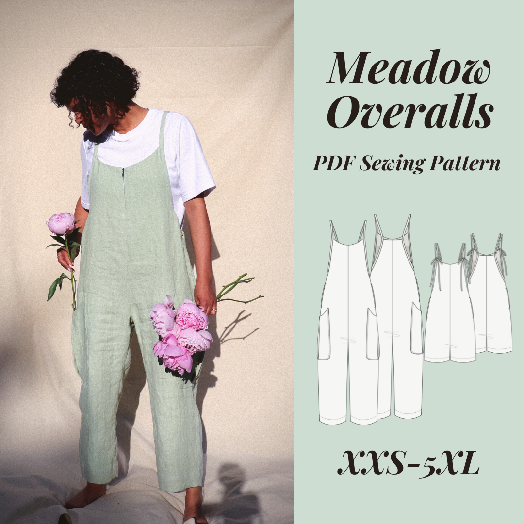 Meadow Overalls PDF Sewing Pattern — LYDIA NAOMI