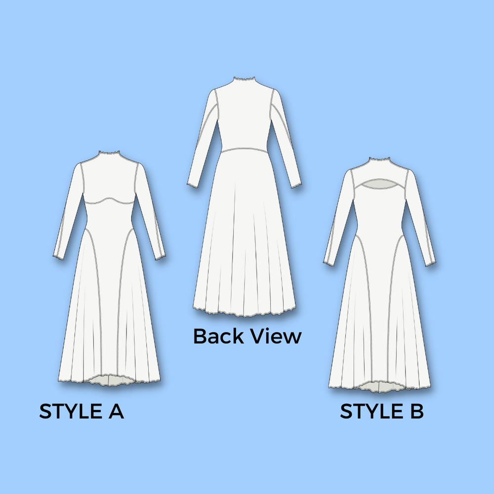 navy blue dress for baby girl PDF A-line dress pattern. Women's clothes sewing patterns. Patrons, DIY,  fashion, look outfit, trend