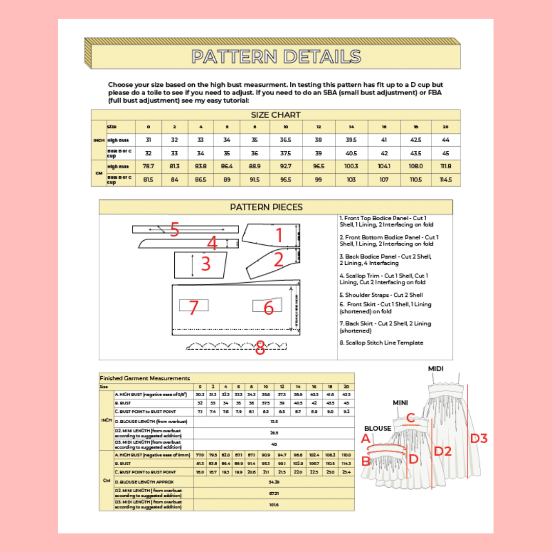 Bubble Frock PDF Sewing Pattern — LYDIA NAOMI
