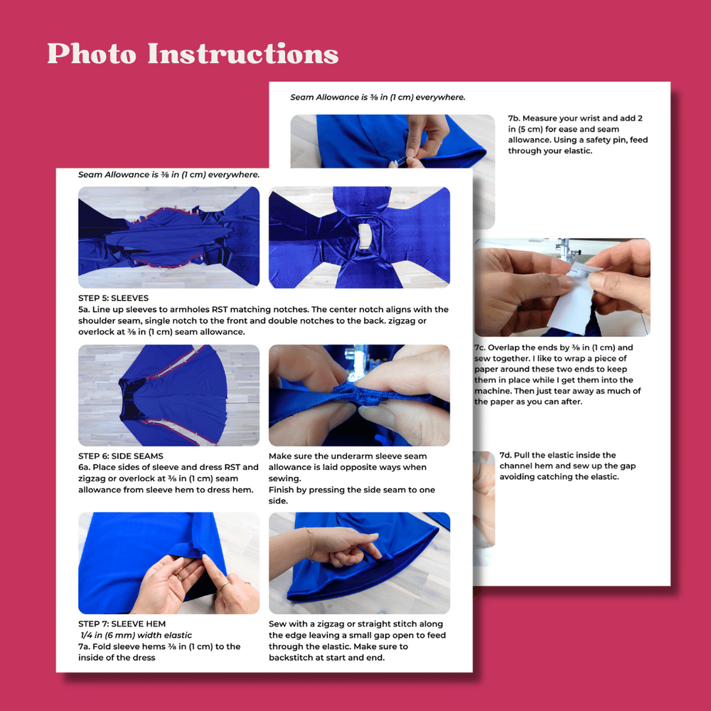 kate upton blue dress Magical Princess Dress PDF Pattern + Video Tutorials – Frocks & Frolics main image 1