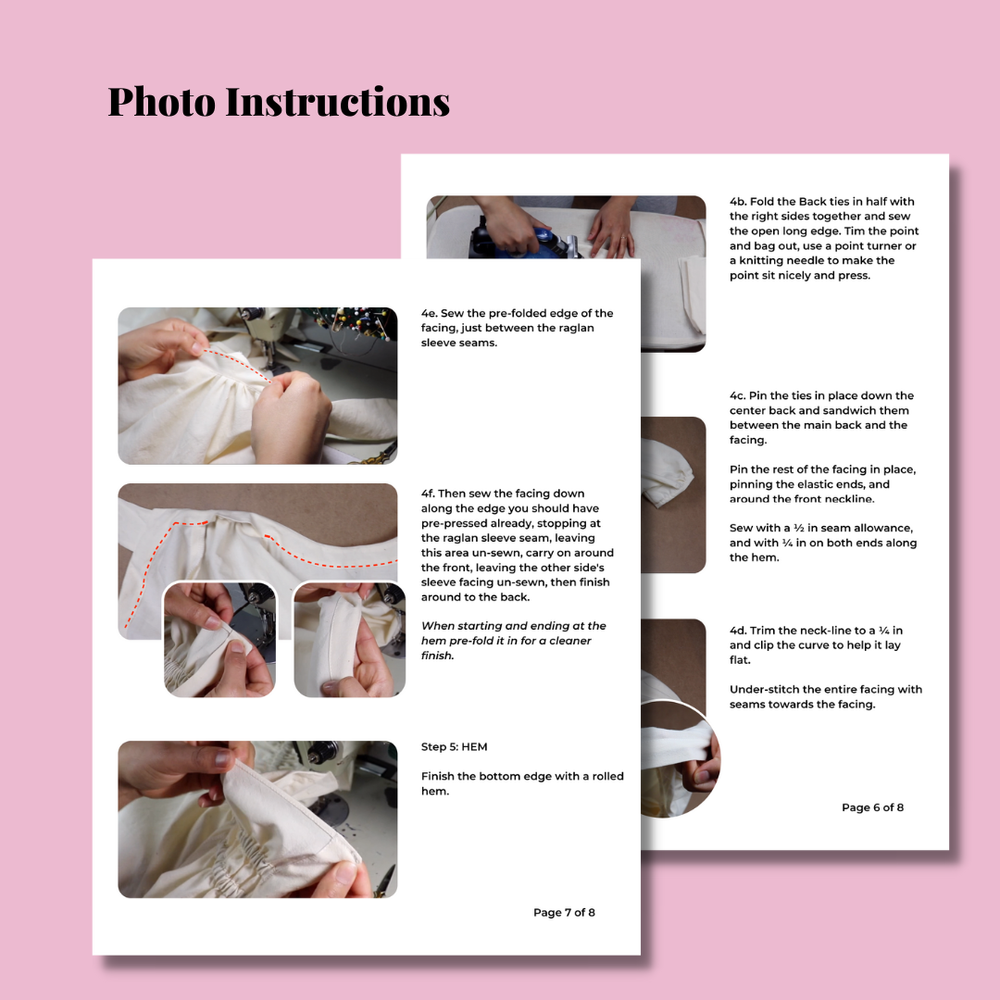 strawberryページ Strawberry Blouse PDF Sewing Pattern — LYDIA NAOMI