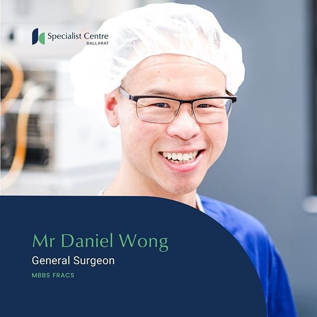 Mr Daniel Wong is a General Surgeon with an interest in complex hernia surgery. He is trained in a full range of general surgical procedures, utilising open or laparoscopic techniques. .
.
.
.
.
.
#generalsurgeon #generalsurgery #ballarat #herniasurg