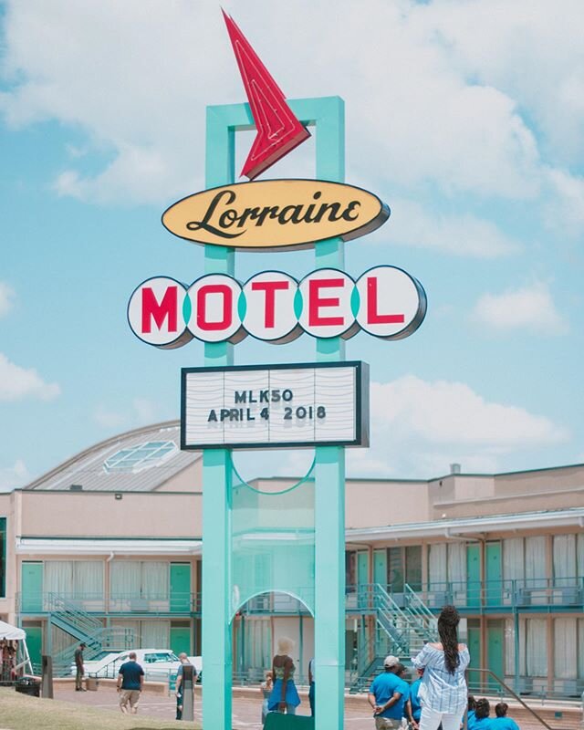 Visiting the National Civil Rights Museum was one of my favorite experiences with my family. The Lorraine Motel is set up exactly like it was 50 years ago &amp; I learned that MLK was a chain smoker #MLKDay