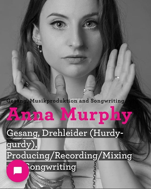 Starting next week I&rsquo;m offering online/video lessons during the lockdown period. I teach singing, hurdy-gurdy, mixing &amp; audio production: https://www.instrumentor.ch/en/anna-murphy