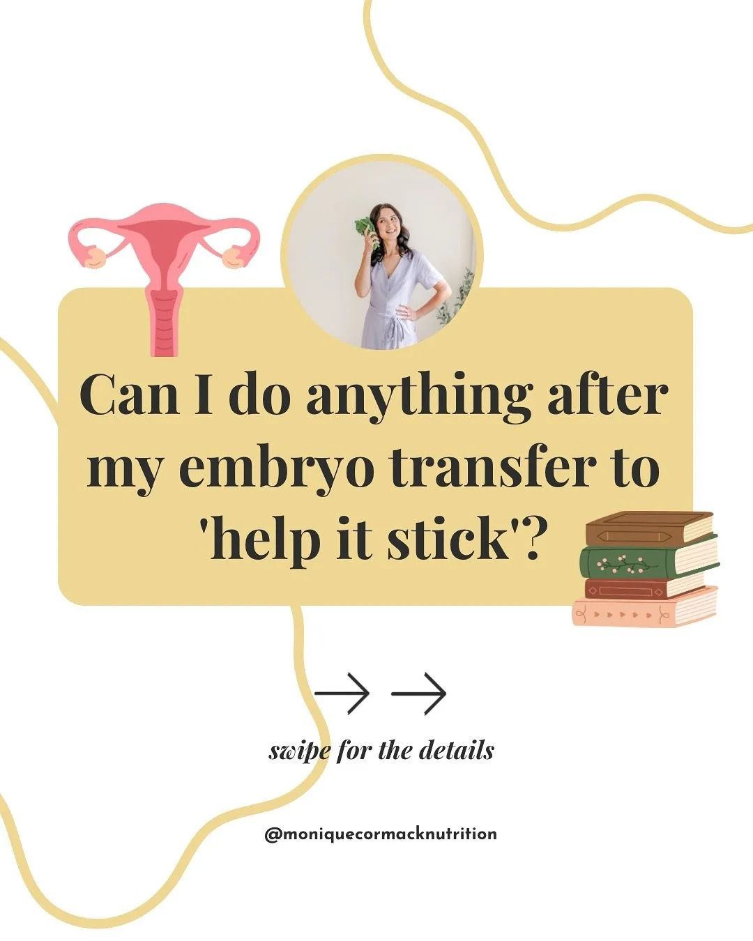 What can you realistically do in the two week wait? 🤔

Let&rsquo;s be honest, it&rsquo;s not the time to overhaul your nutrition. The uterine environment and embryo quality are mostly out of our hands by this point.

💛 But that doesn&rsquo;t mean y