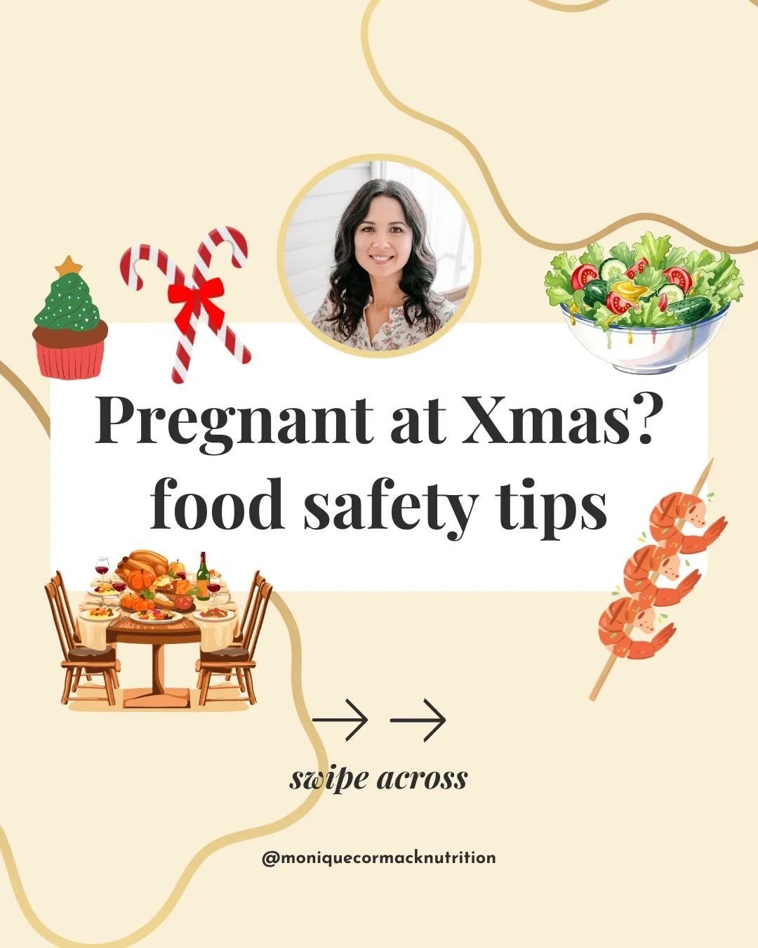 🎄🤰 Pregnant this Christmas? I&rsquo;ve been fielding a fair few food safety questions lately!⁣
⁣
We have fairly tight pregnancy food safety guidelines in Australia, I know they can feel overwhelming, so I hope this practical breakdown will help.⁣
⁣