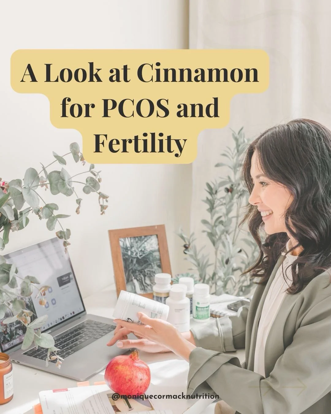 Can cinnamon support PCOS and fertility health? 🧡⁣
⁣
Cinnamon has been getting some attention for its potential to improve insulin sensitivity - which is a big piece of the puzzle when it comes to PCOS and fertility.⁣
⁣
How can cinnamon help?⁣
⁣
Som