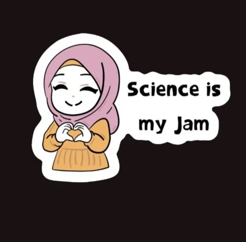 'Muslimah Science is My Jam' Sticker