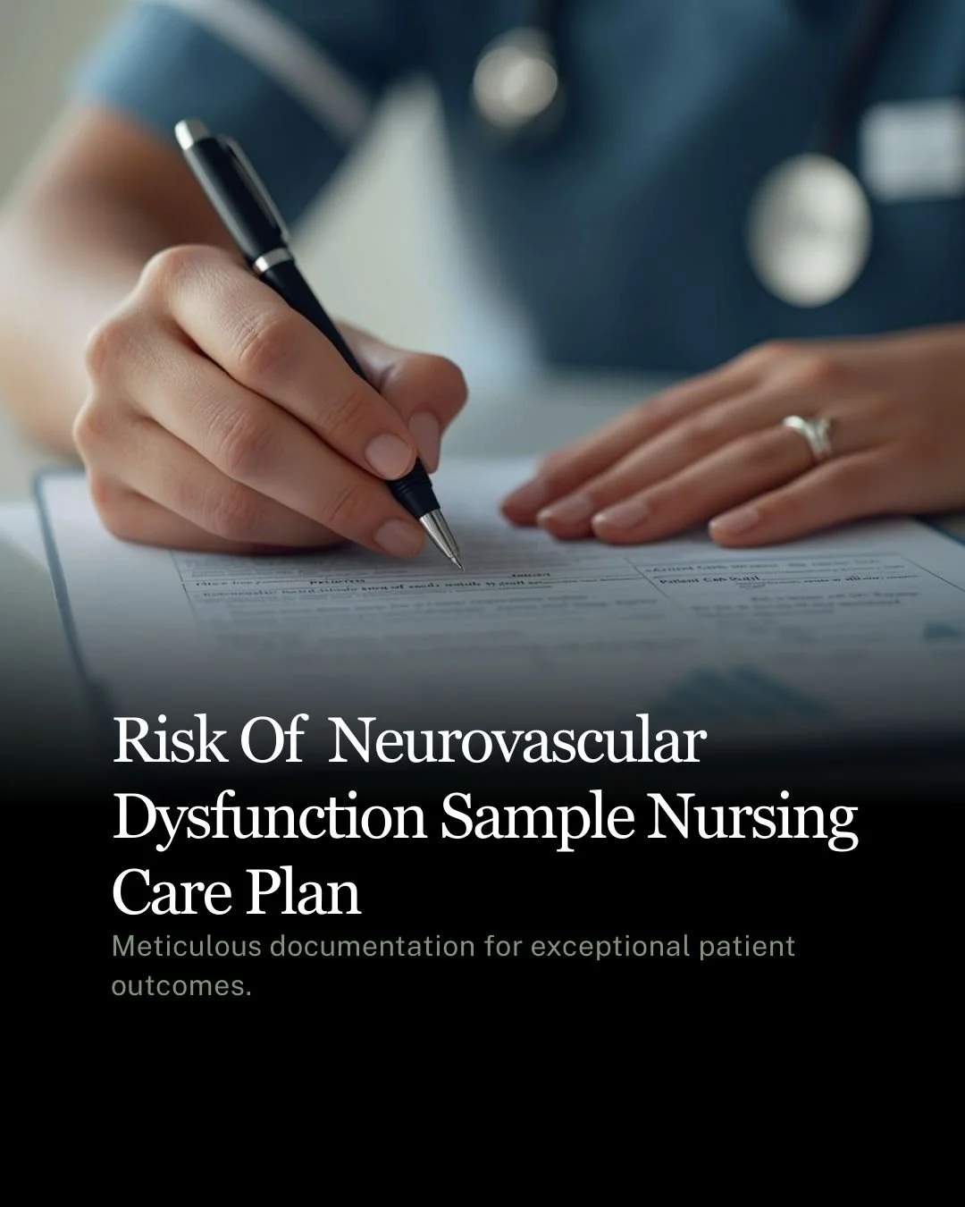 Risk of Neurovascular Dysfunction Sample Nursing Care Plan.