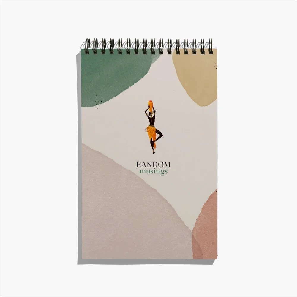 'Random Musings' African Woman Notebook