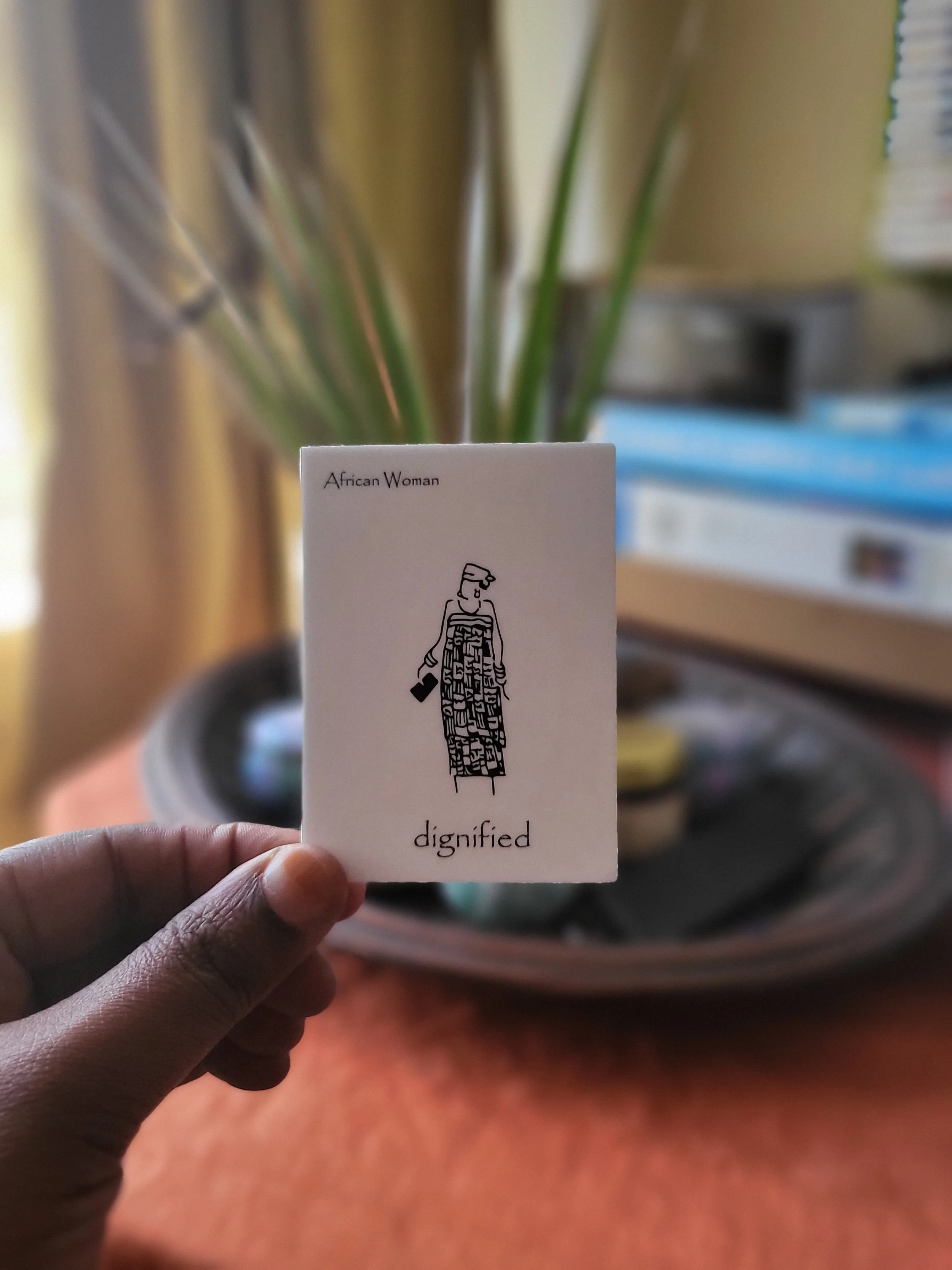 Dignified African Woman Sticker