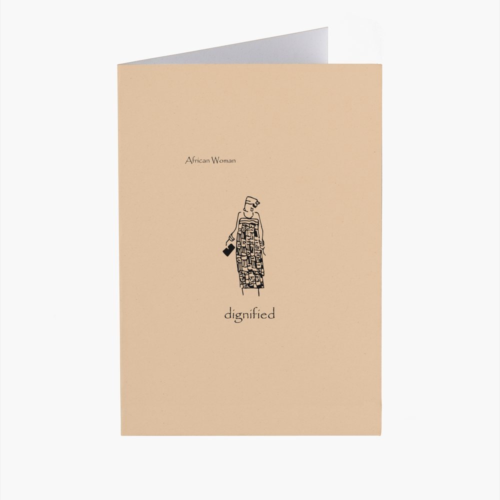 Dignified African Woman Greeting Card