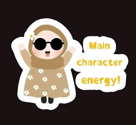 Muslimah Main Character Energy Sticker