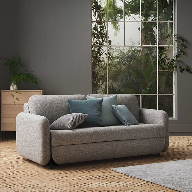 Stay home and stay cozy: our Fluffy sofabed has lovely rounded edges, a contemporary look and is just as inviting to sit on as it is to sleep on. Designed for @boliacom. #hertelklarhoefer #berlinteam #nooneliveslikeyou #boliacom