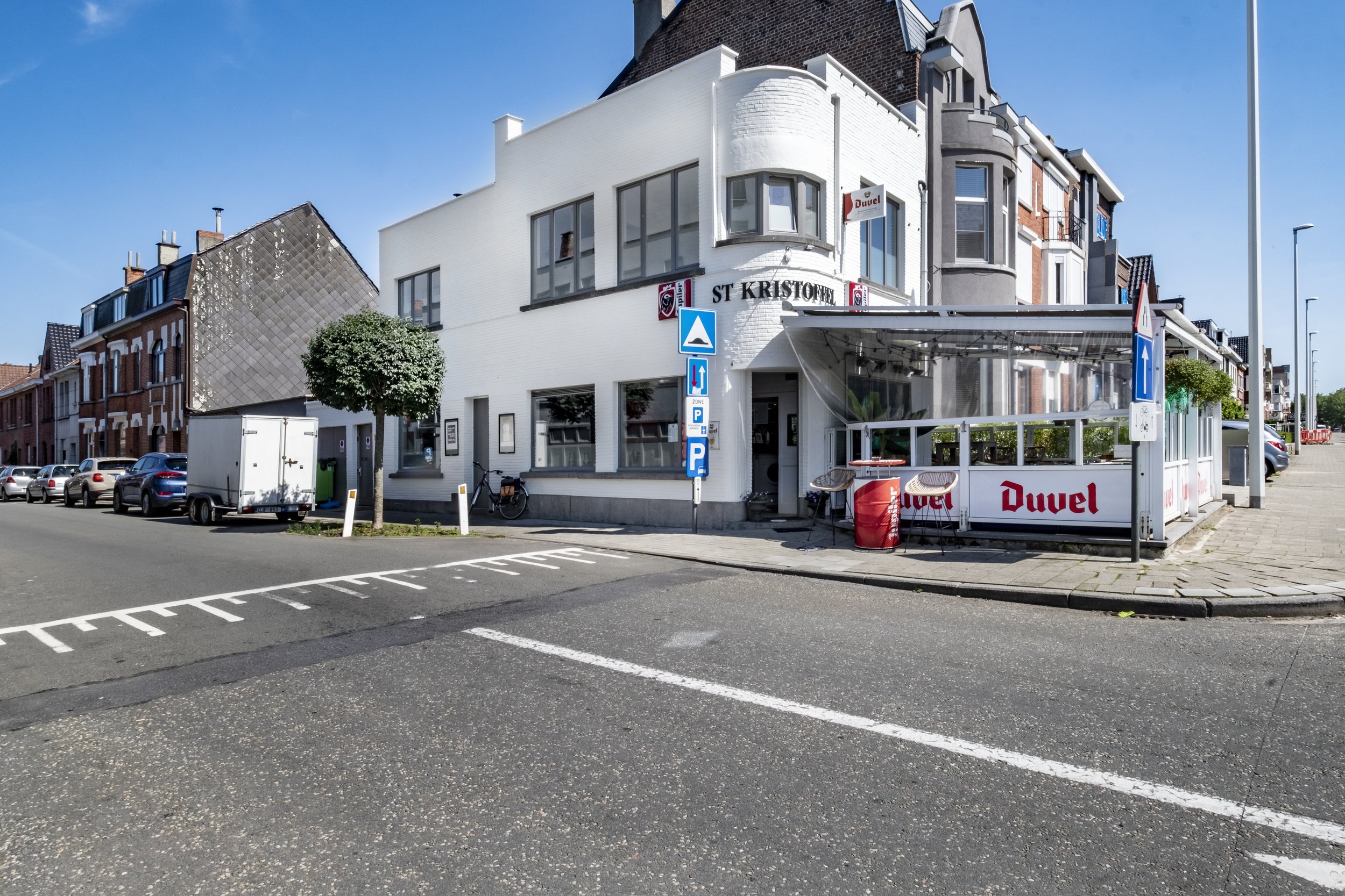 Café ABI, Aalst - Schilderen exterieur