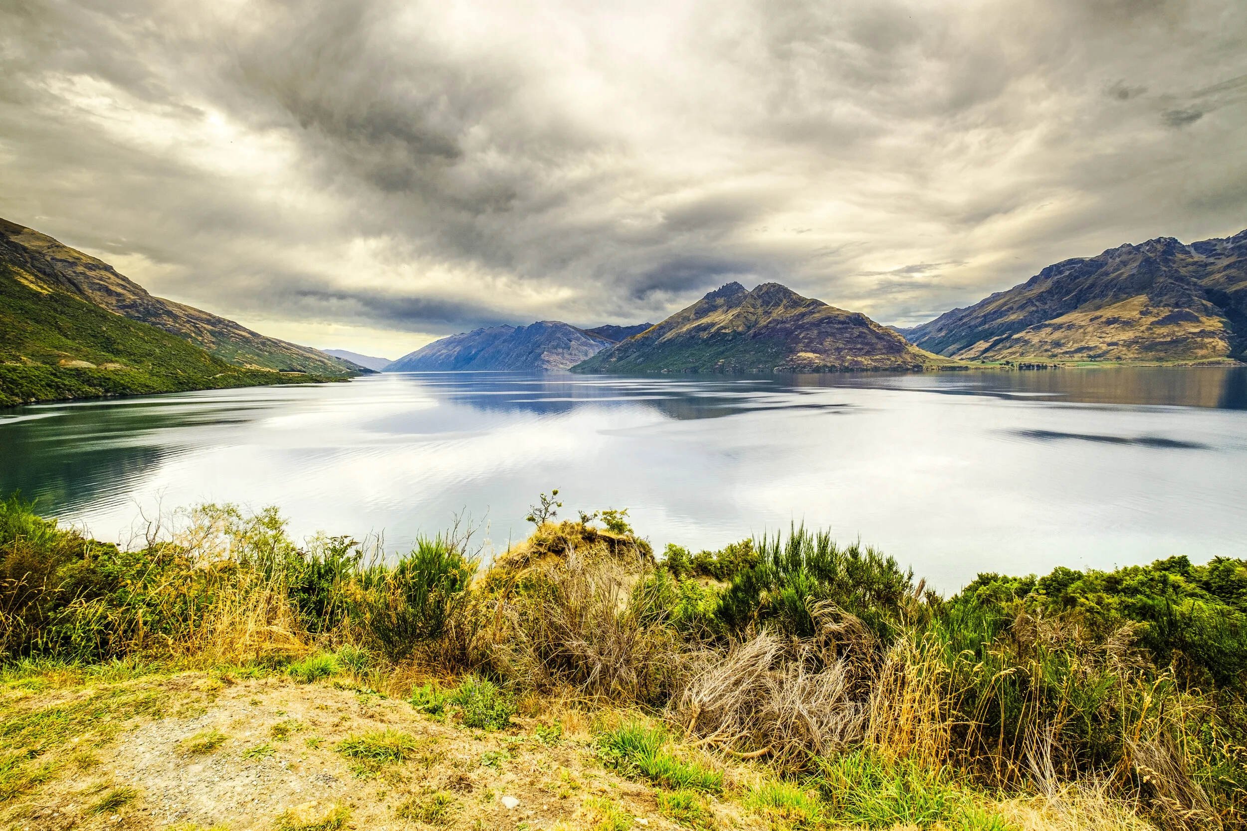 Storm Clouds - Lake Wakatipu South Island New Zealand