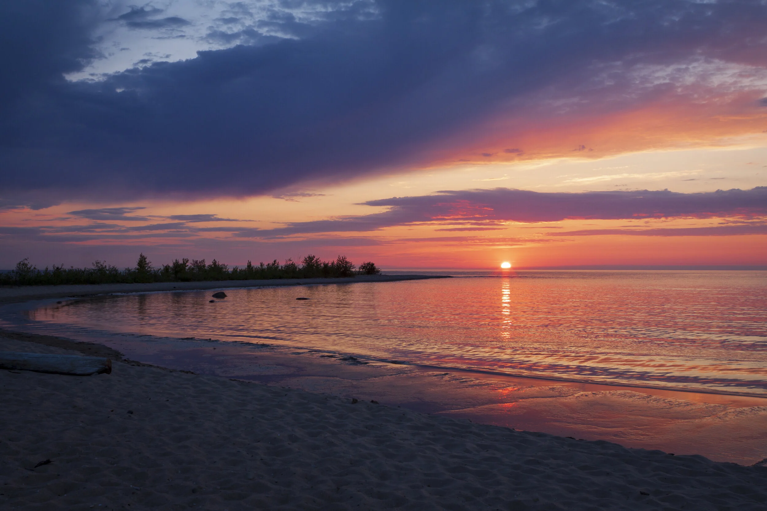 Sunrise over Lake Huron - Harrisville, Michigan
