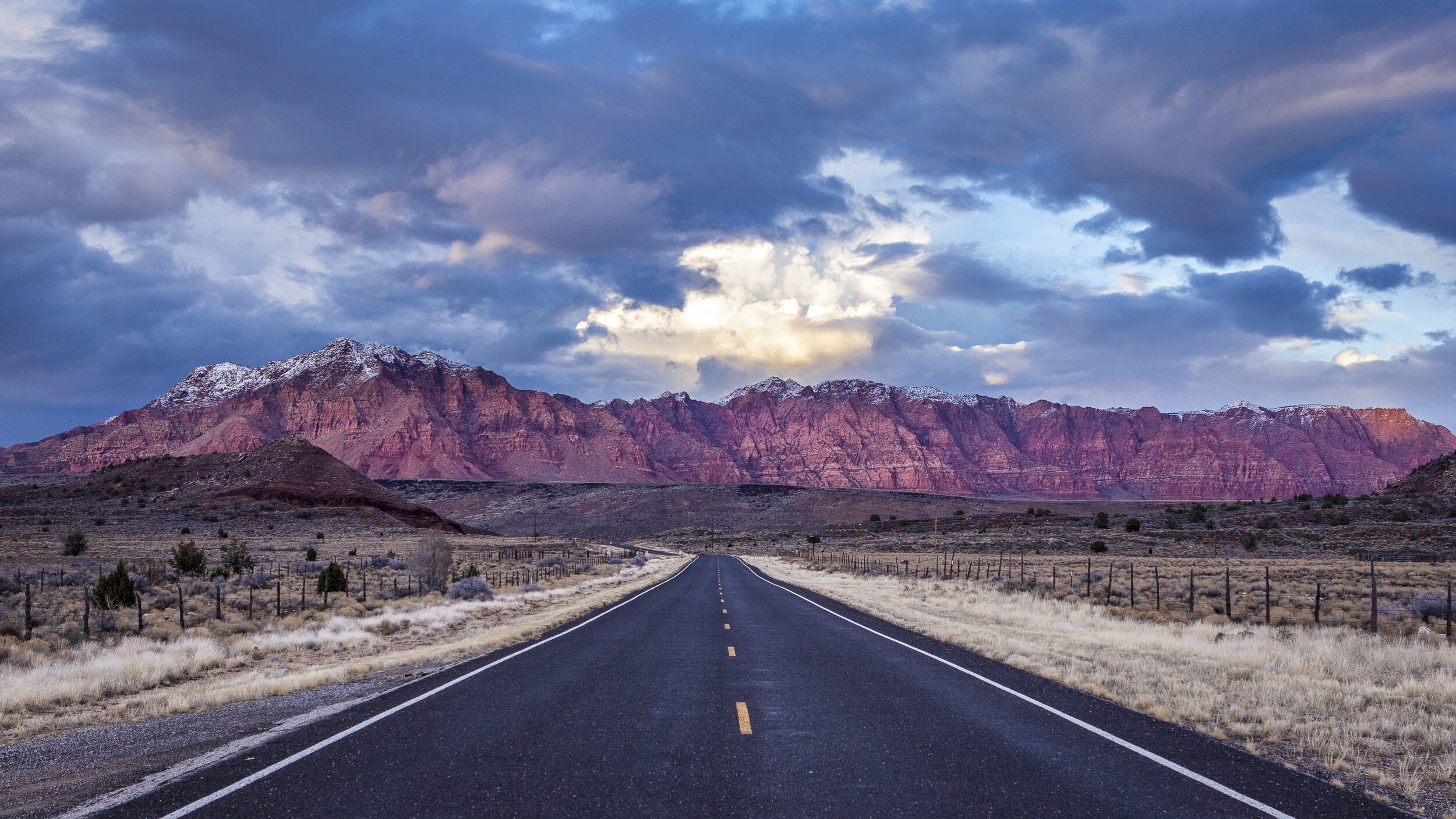 Desert Road - Shivwits Reservation, Utah
