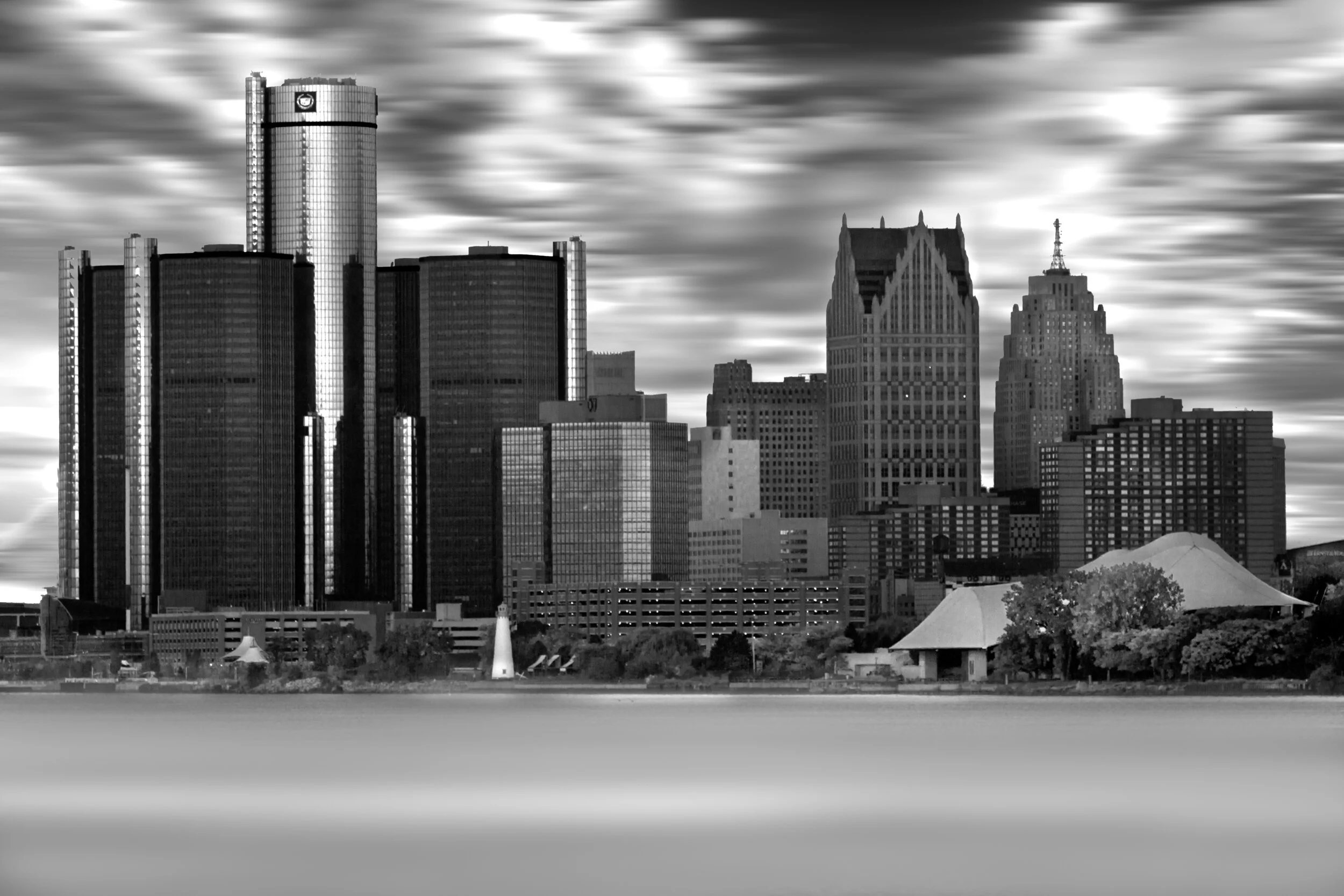 Motor City Movement - Detroit Michigan Skyline