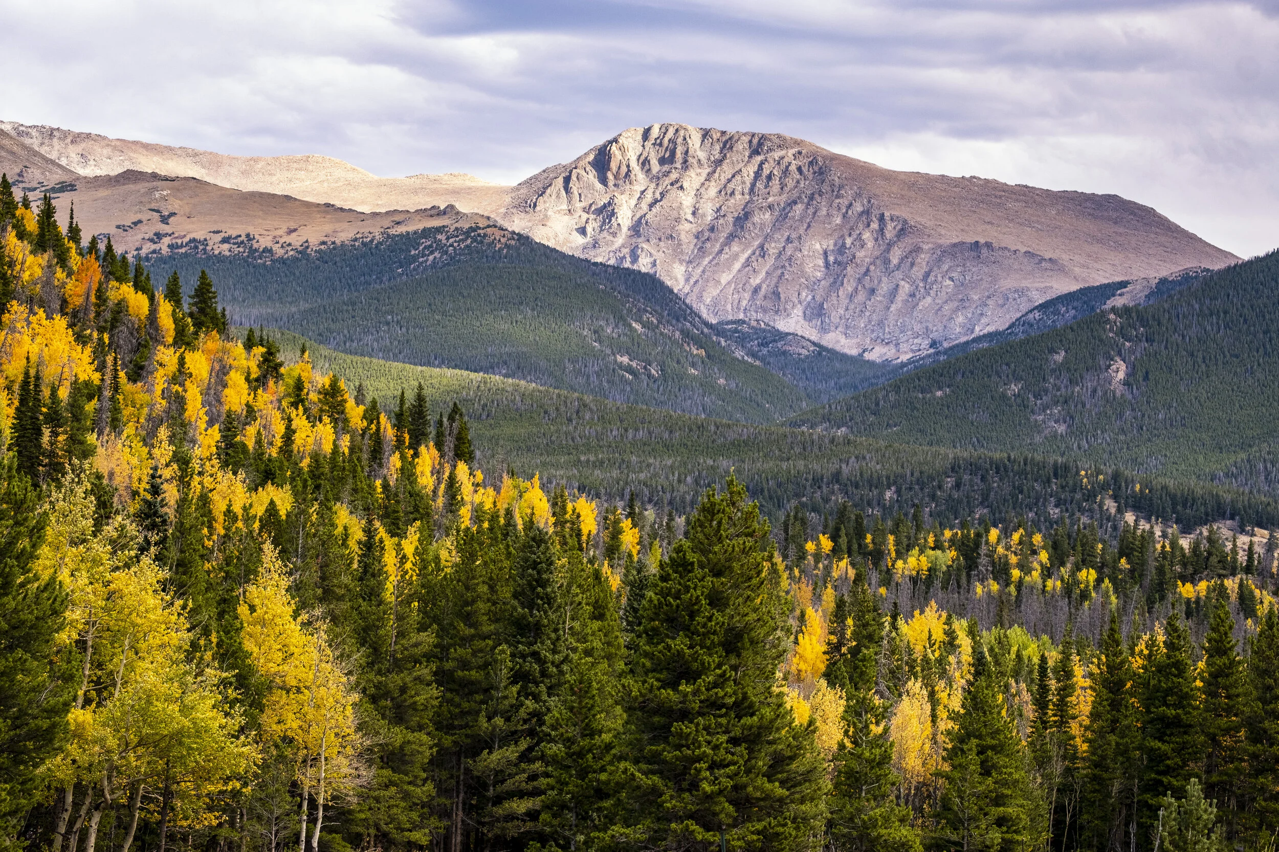 Autumn vista - Rocky Mountain National Park Colorado