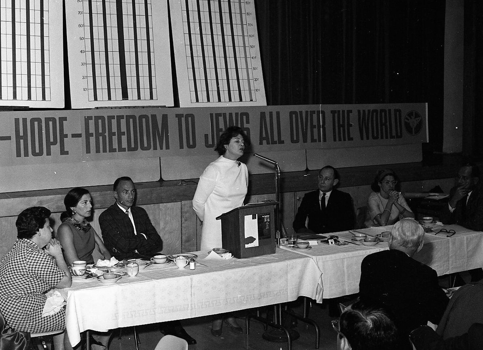 UJA Breakfast at the Jewish Community Center on January 29, 1967