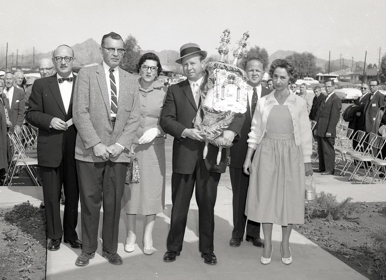 Dedication ceremonies for Kivel Nursing Home on March 2, 1958
