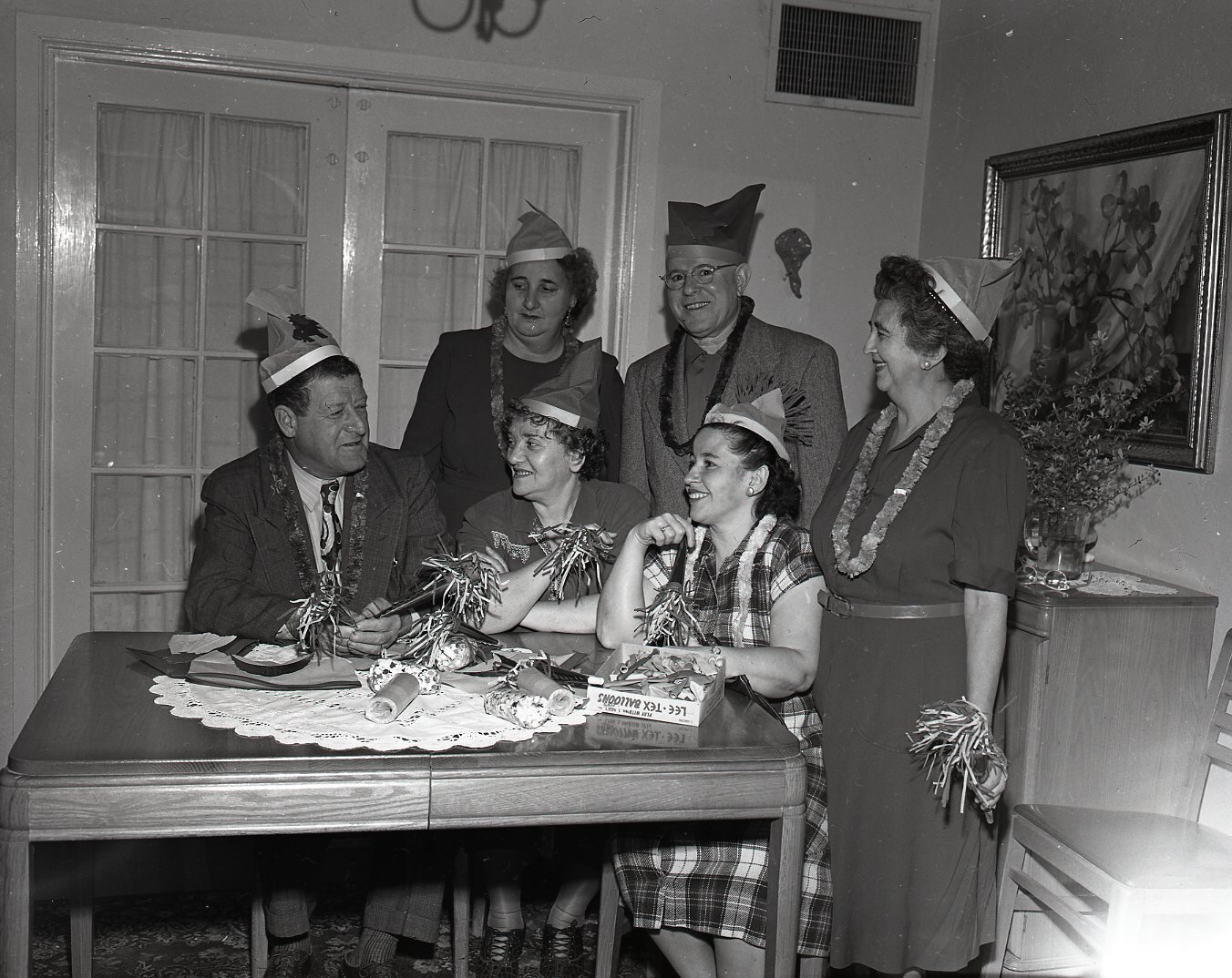 New Year's Eve Party in the 1950s