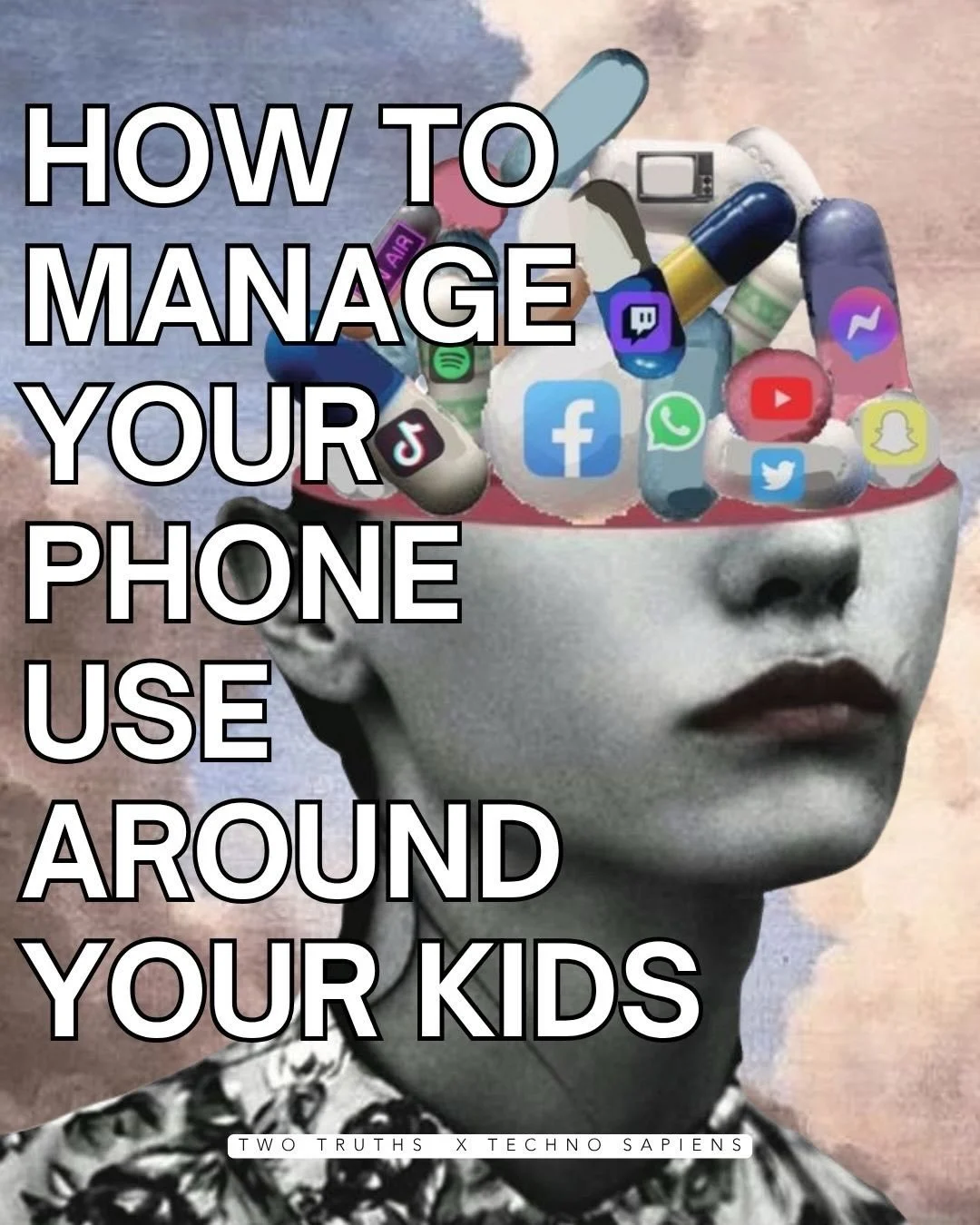 New @twotruthsmotherhood issue is out + all about how to manage your tech use around your kids (and also how to teach kids about the loveliness of a physical world in a world in which you can check emails from every corner of the 🌎📱).

Much of the 