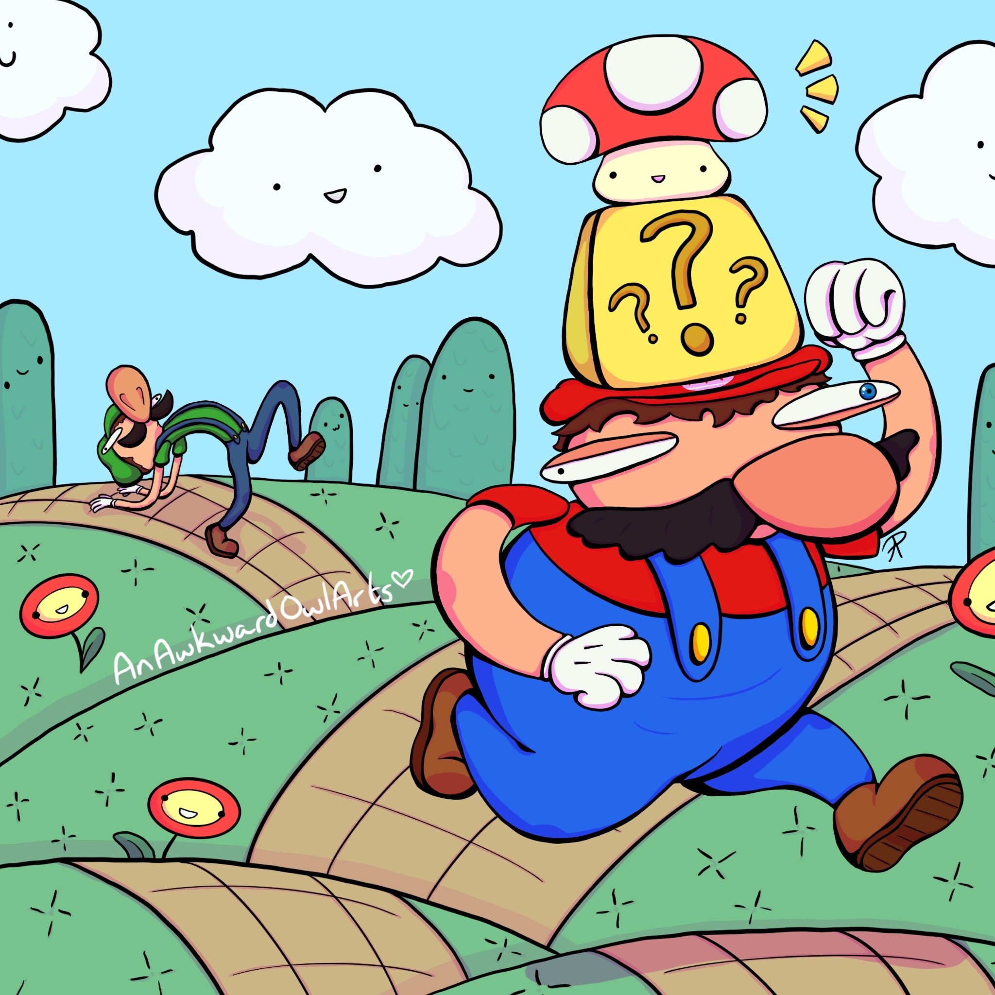 Nerd Pastiche- Super Mario
