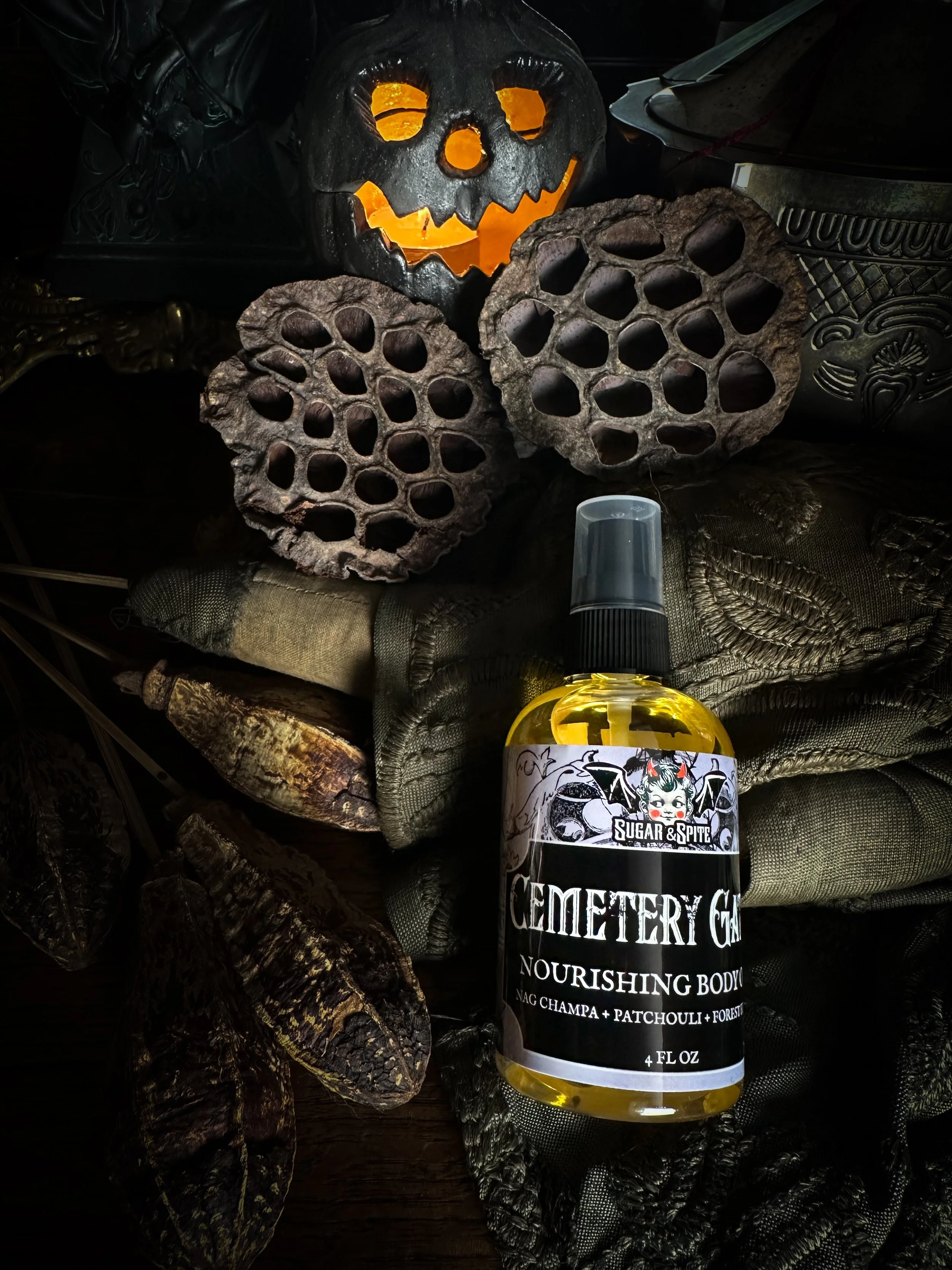 CEMETERY GATES DRY BODY OIL