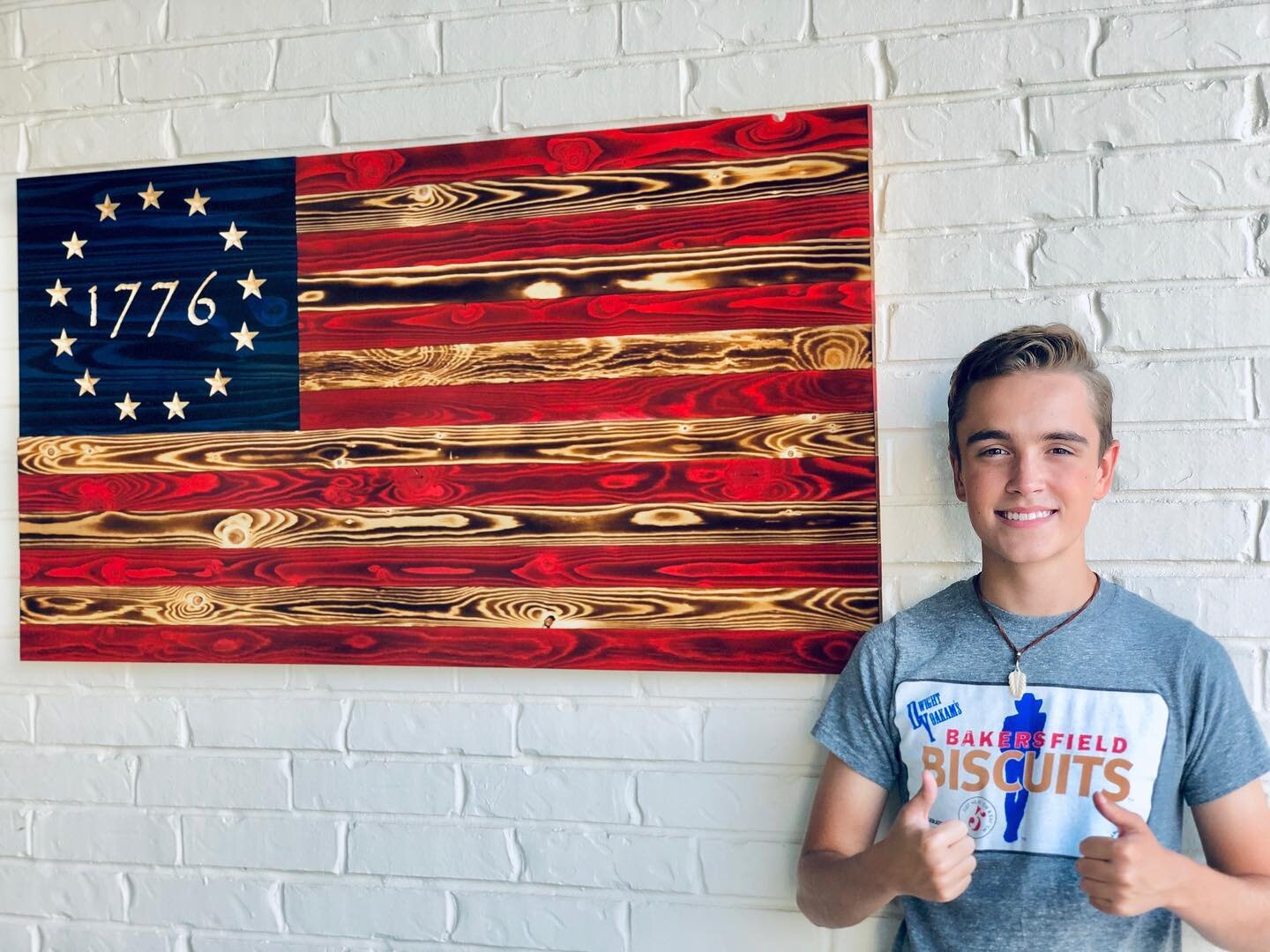 Love how this flag turned out!! Thank you @maddoxrossmusic for sharing the picture!