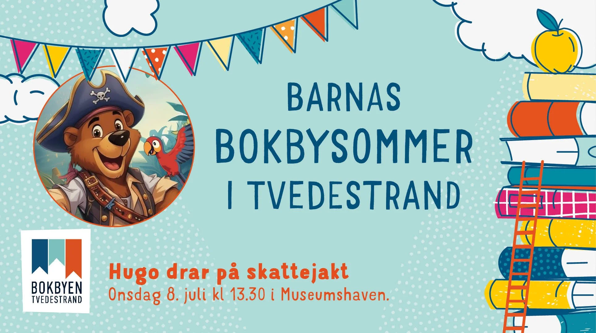 Barnas bokbysommer: Hugo drar på skattejakt