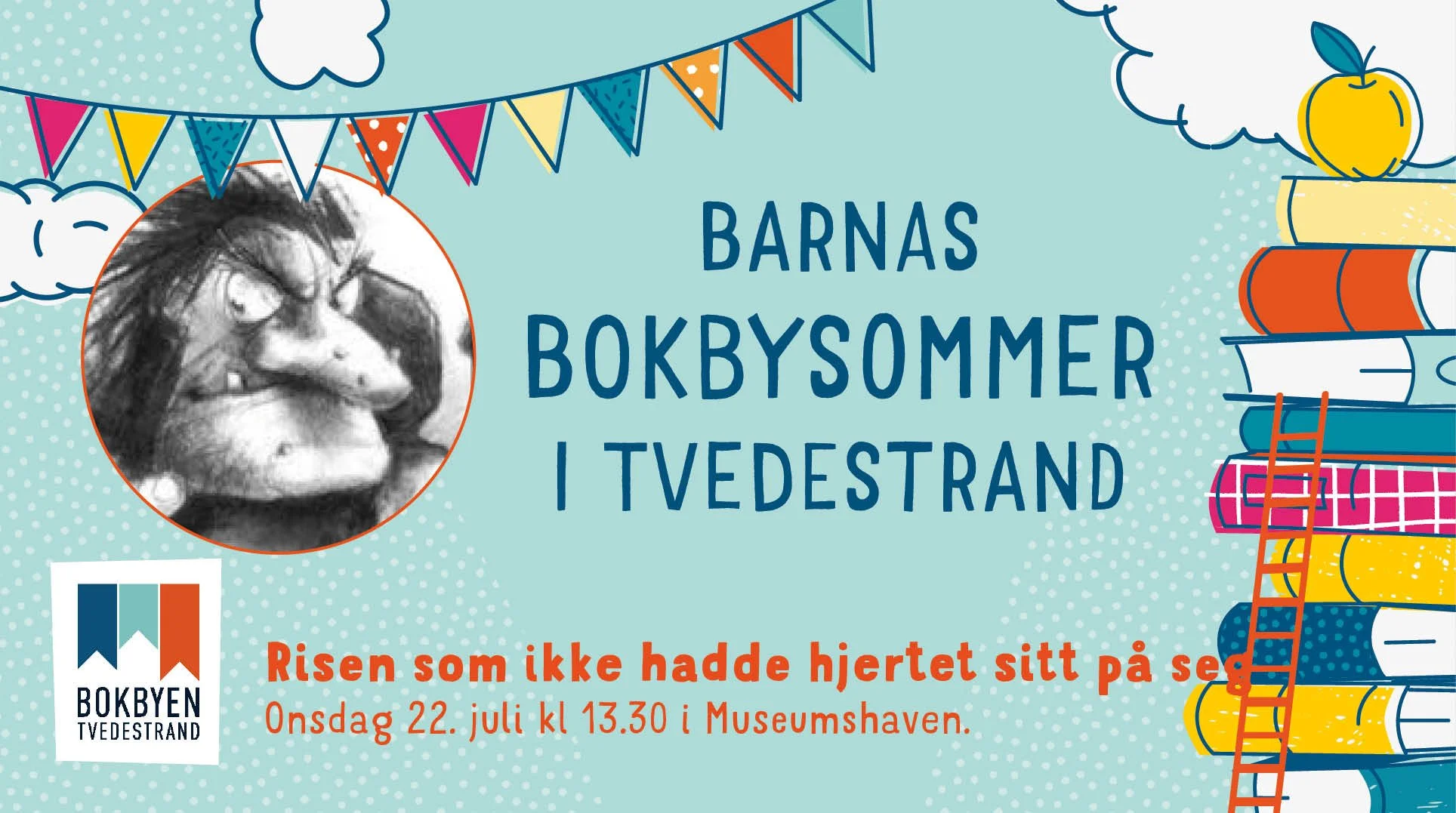 Barnas bokbysommer: Risen som ikke hadde hjertet sitt på seg