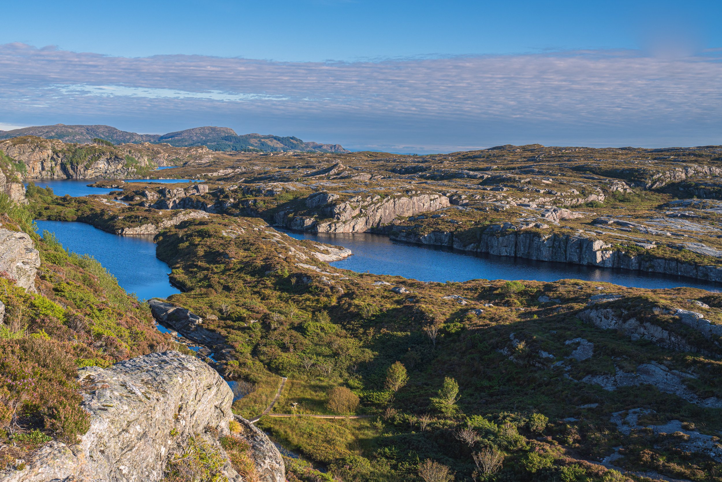 Little lakes of water between the rocks (photo/Jason Rafal)