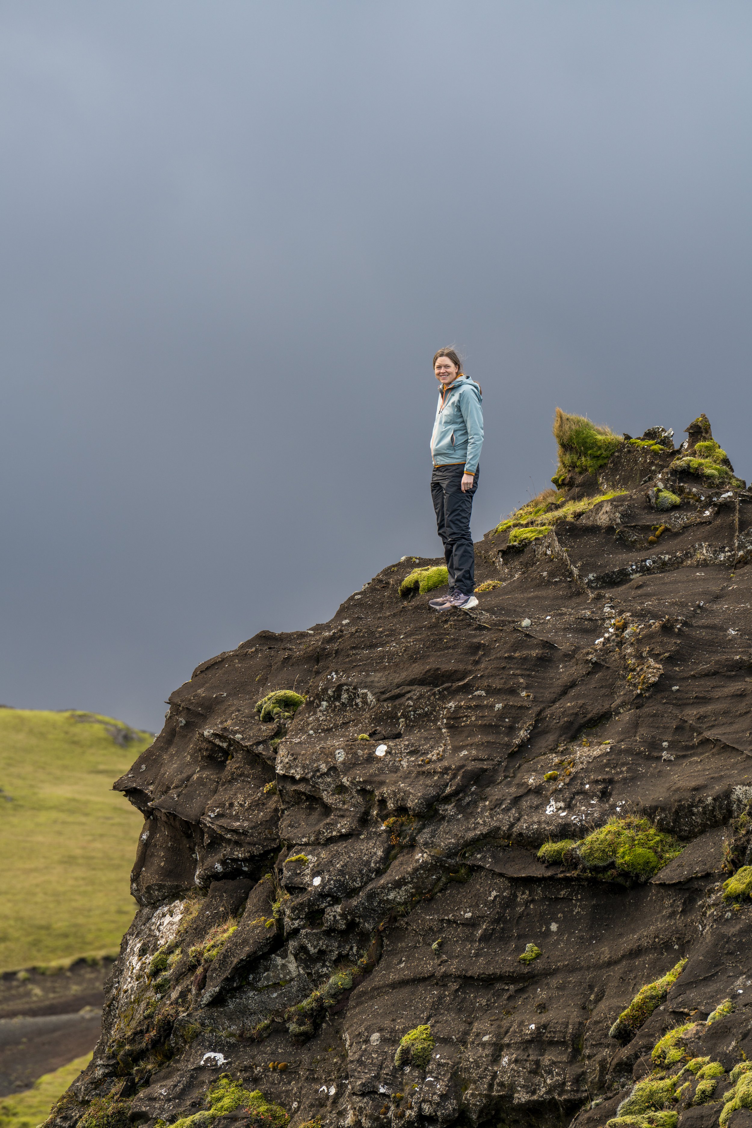  Standing on a crazy rock in the middle of nowhere (photo/Jason Rafal) 