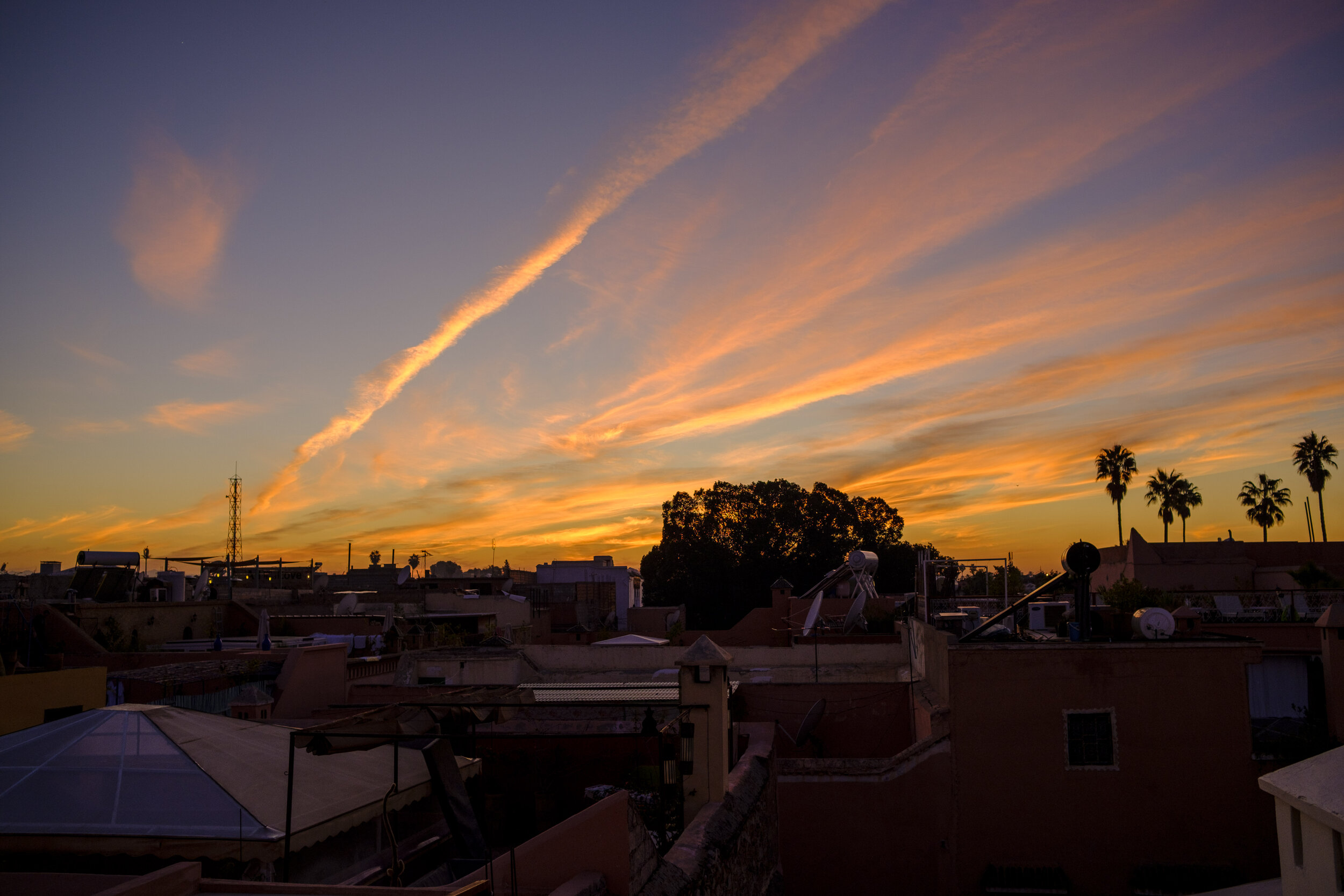  Silhouette of a Moroccan sunset (Photo/Jason Rafal) 