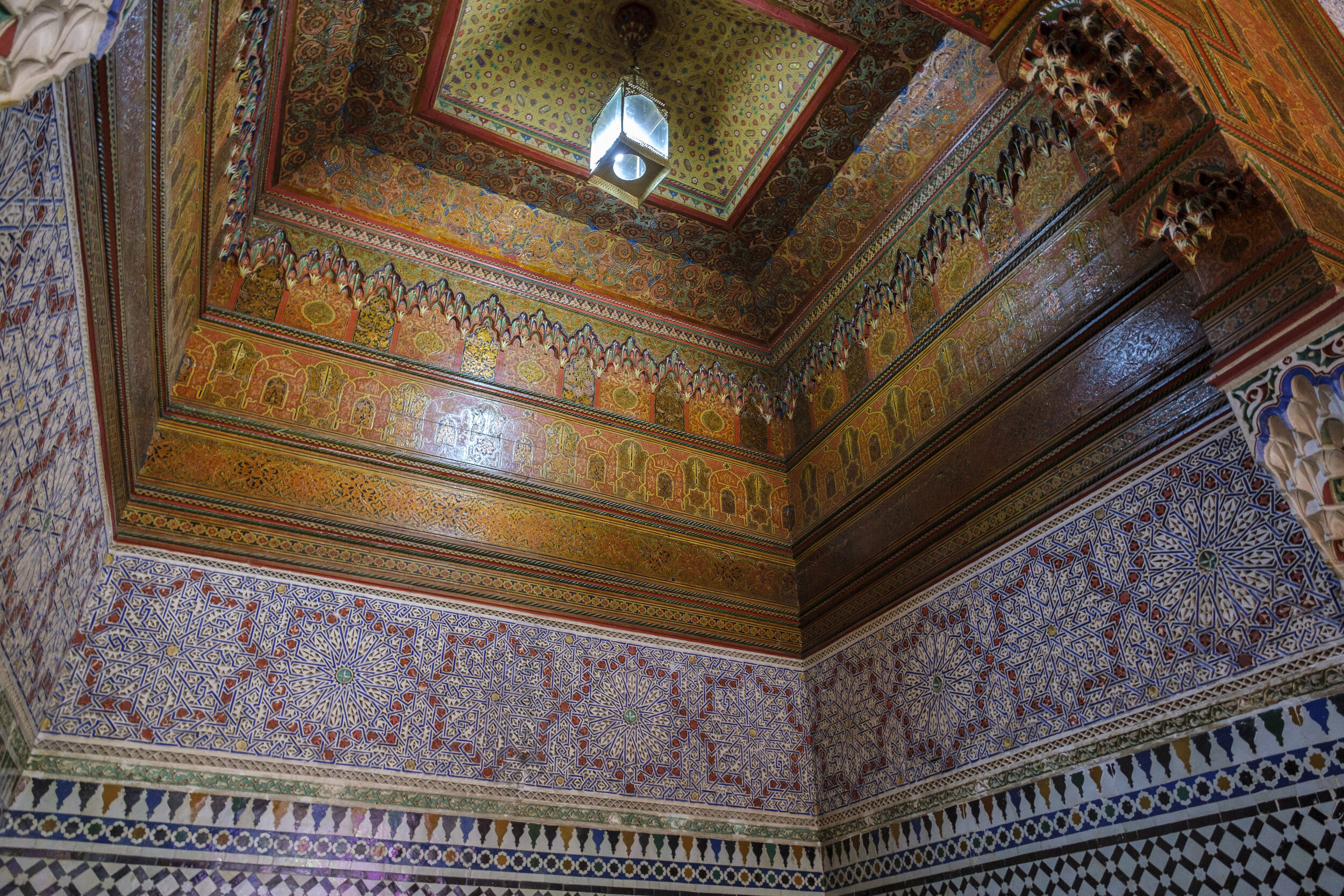  The ceiling in one of the rooms (Photo/Jason Rafal) 