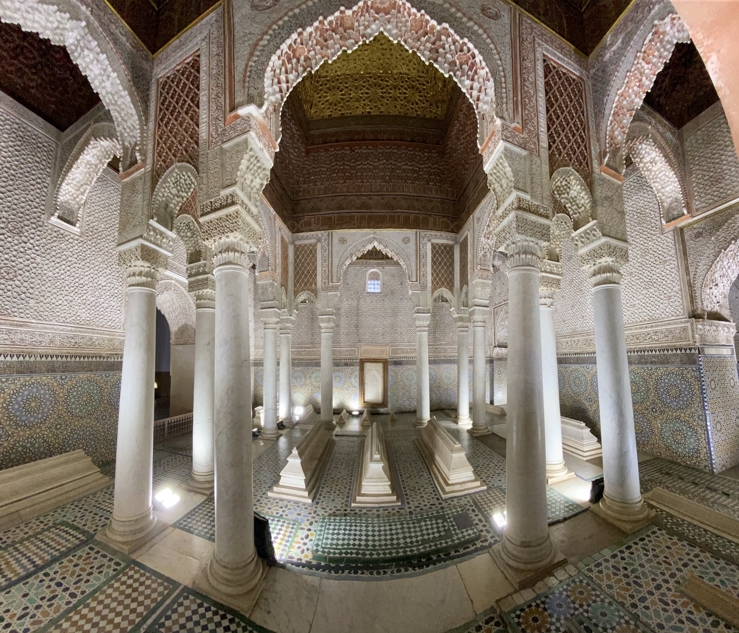  Inside the room with twelve columns (Photo/Jason Rafal) 