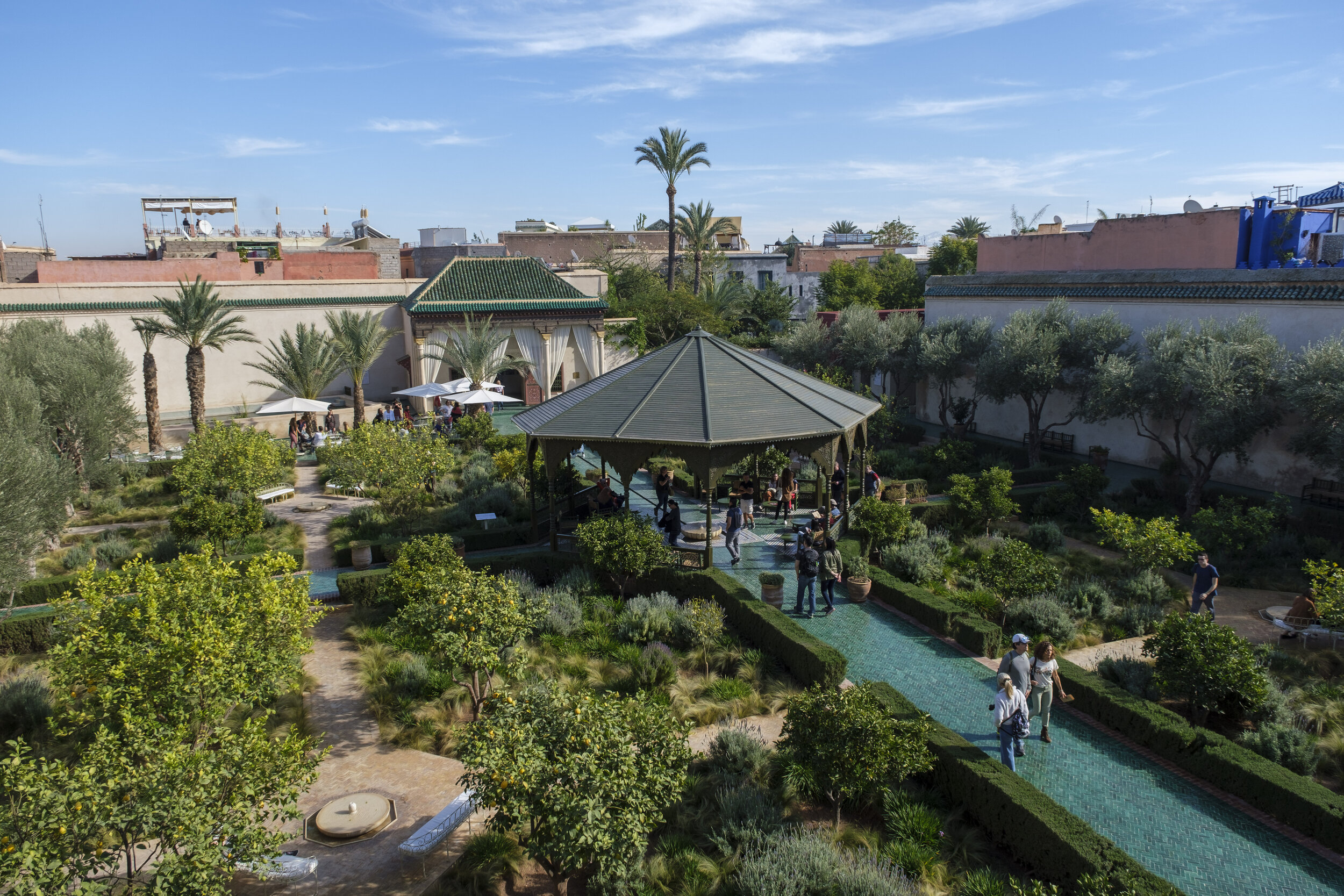  The view over Le Jardin Secret (Photo/Jason Rafal) 