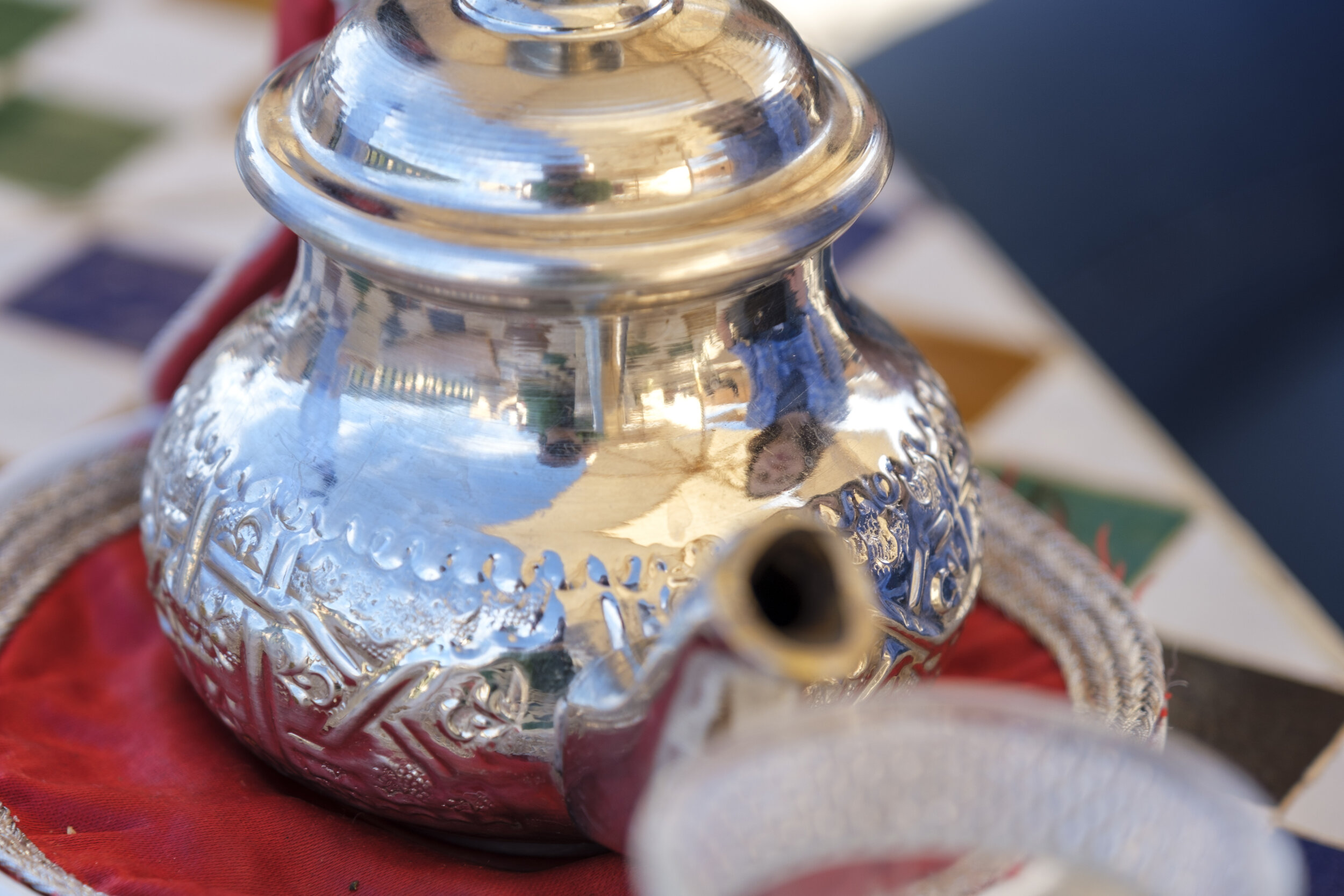  A subtle self portrait in a pot of mint tea (Photo/Jason Rafal) 