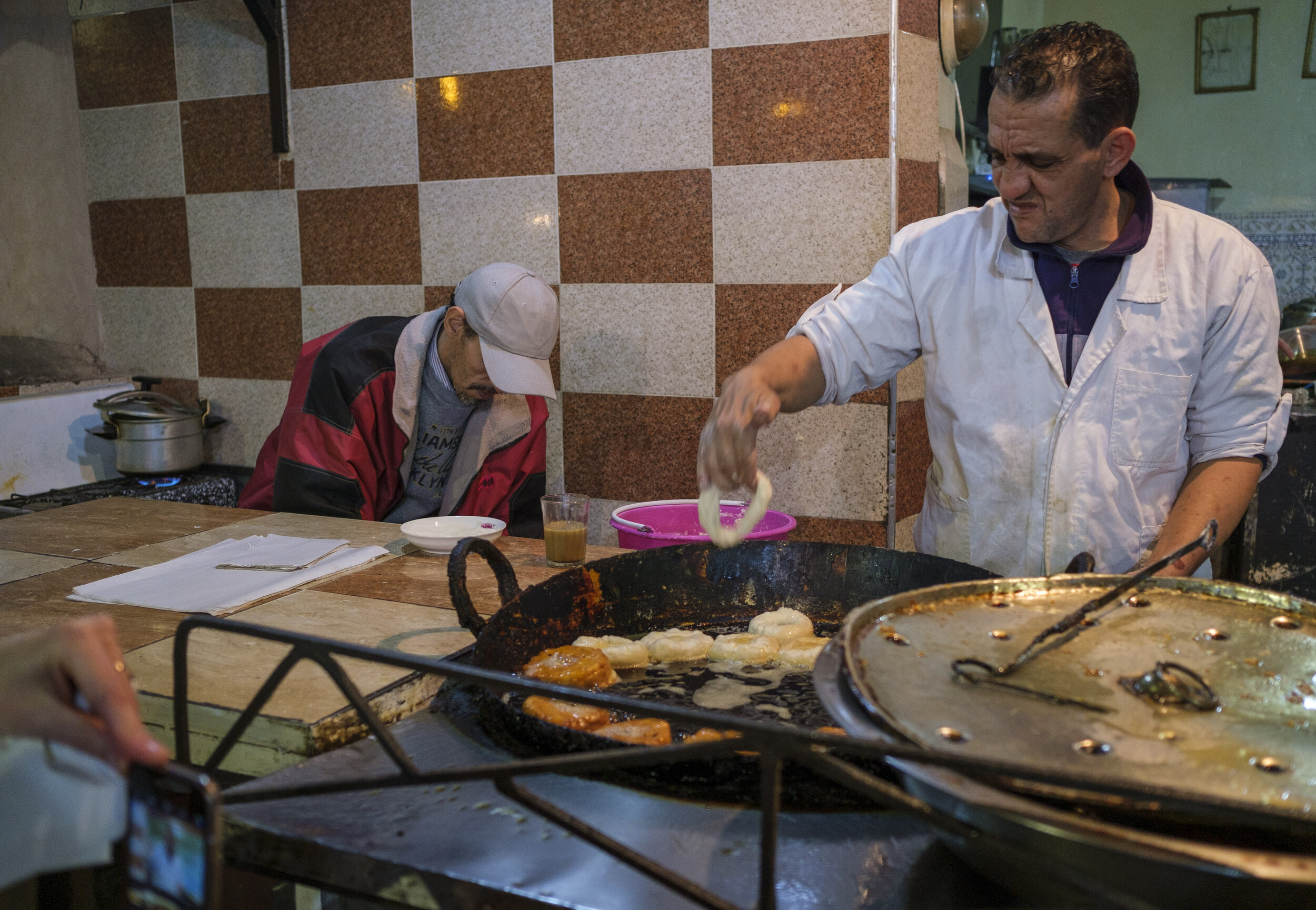  Doughnuts in progress (Photo/Jason Rafal) 