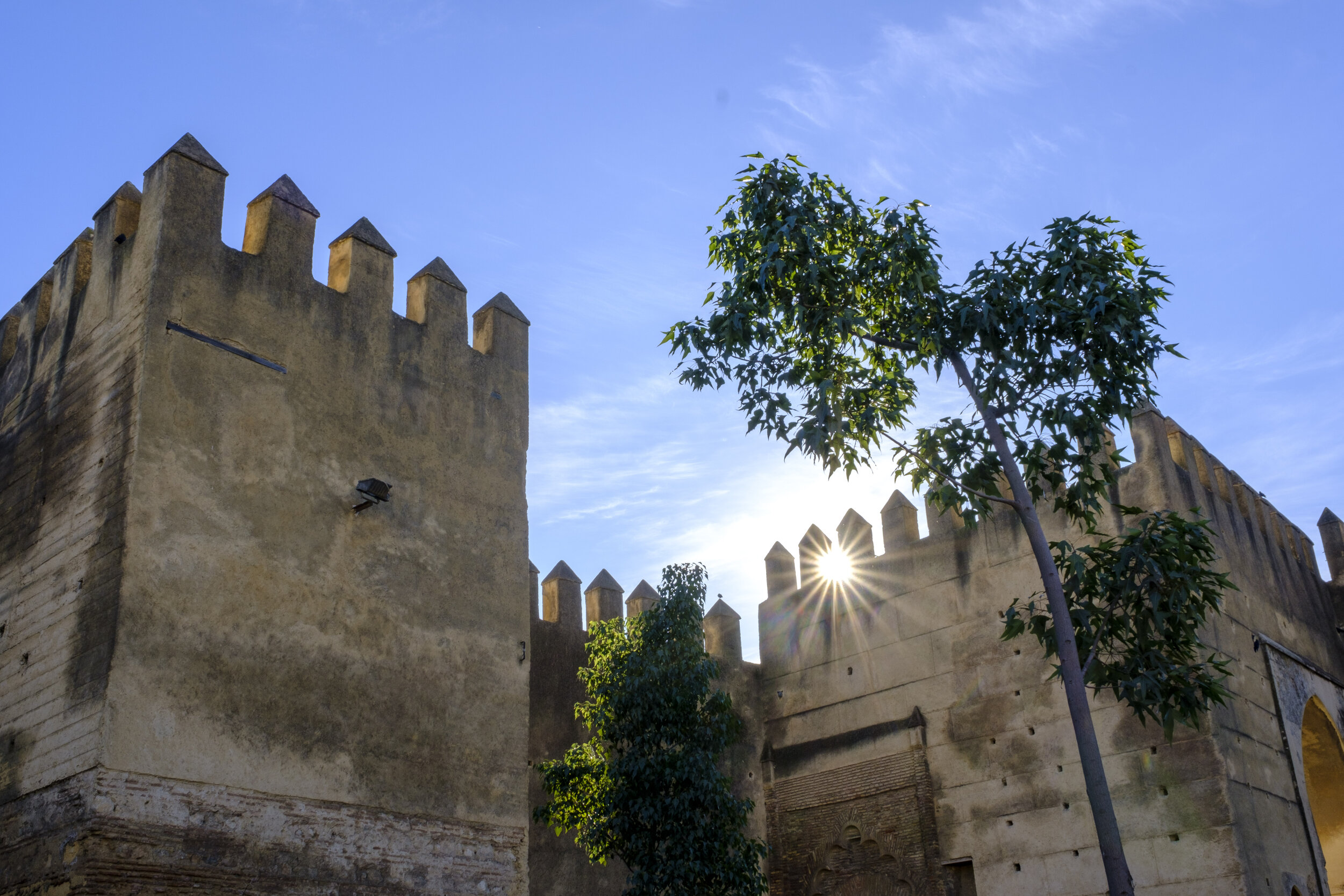  Sunlight through one of the old walls (Photo/Jason Rafal) 