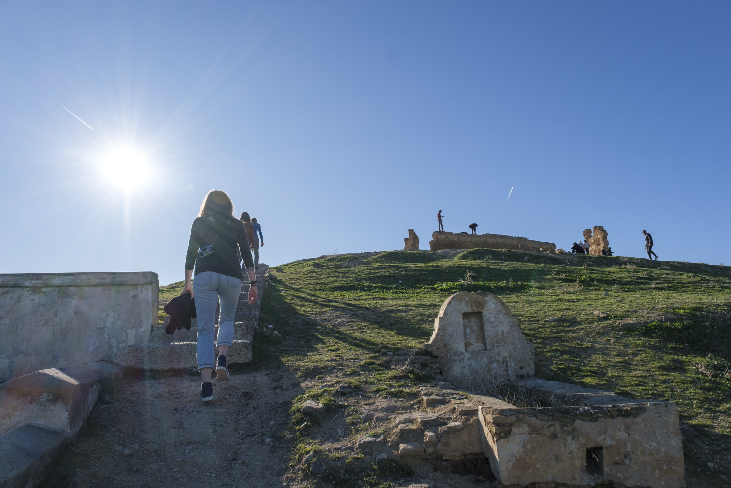  Arriving at the tombs at the top of the hill (Photo/Jason Rafal) 