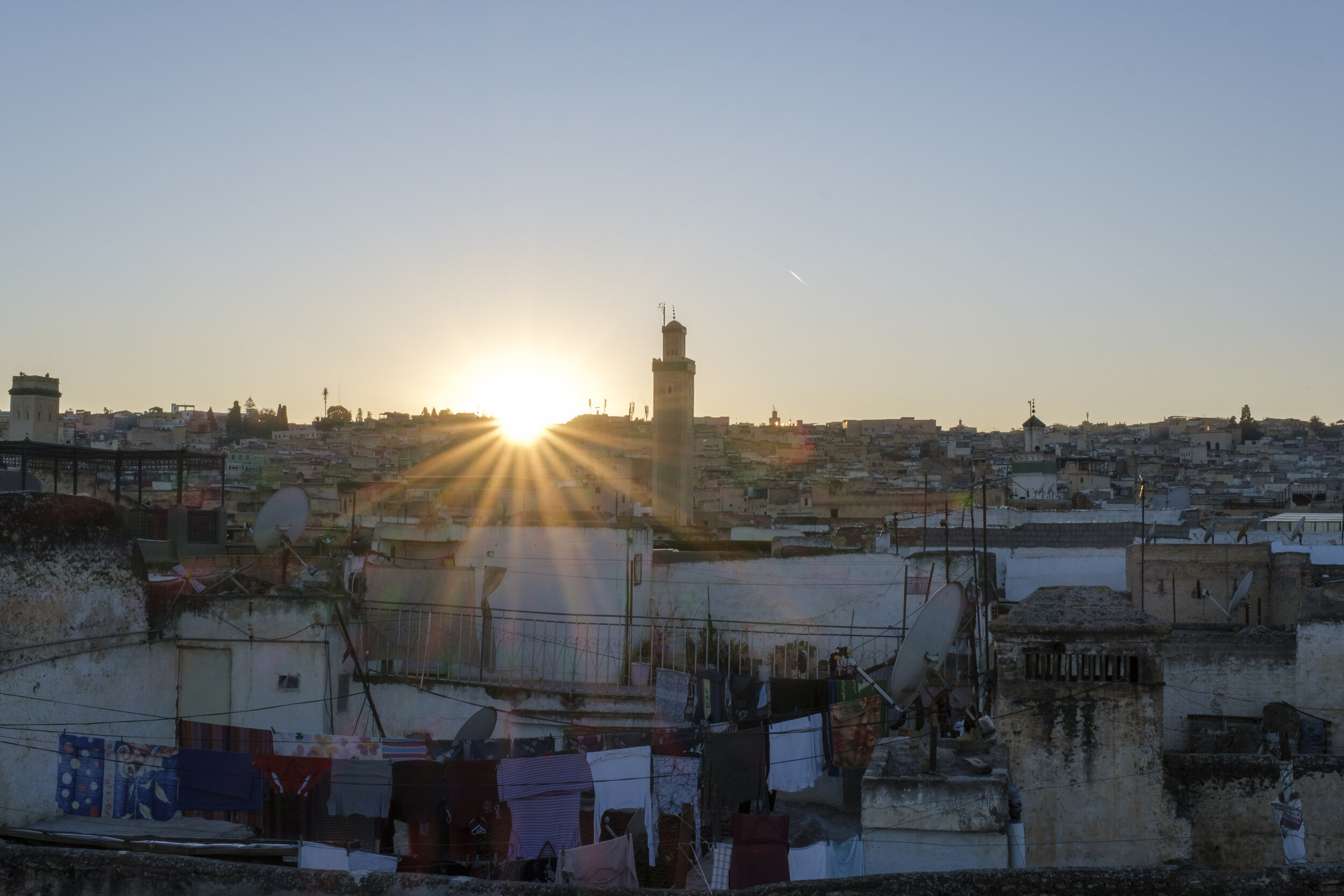  Sunset from a teahouse in the city (Photo/Jason Rafal) 