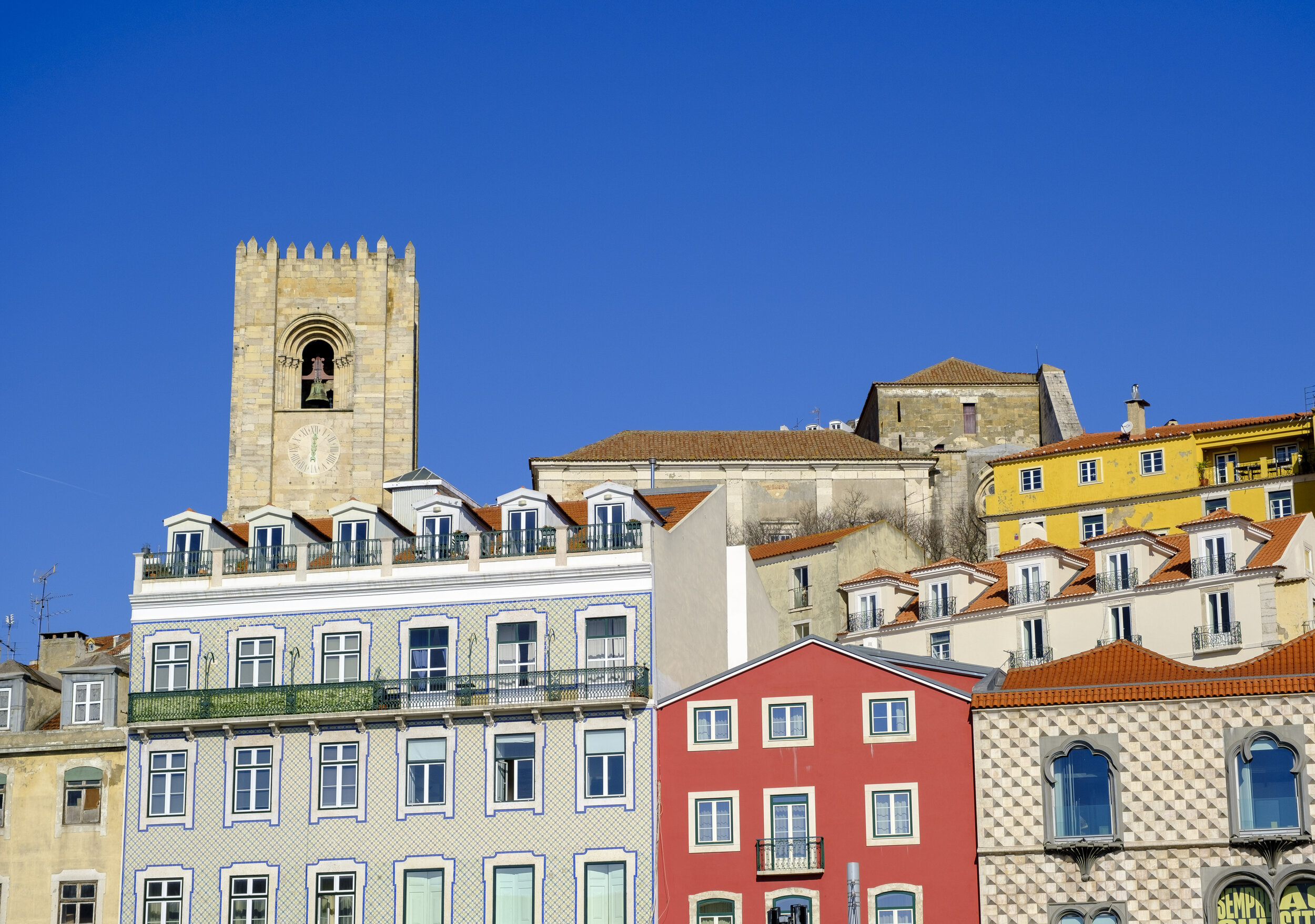  Looking up toward the Alfama neighborhood (Photo/Jason Rafal) 