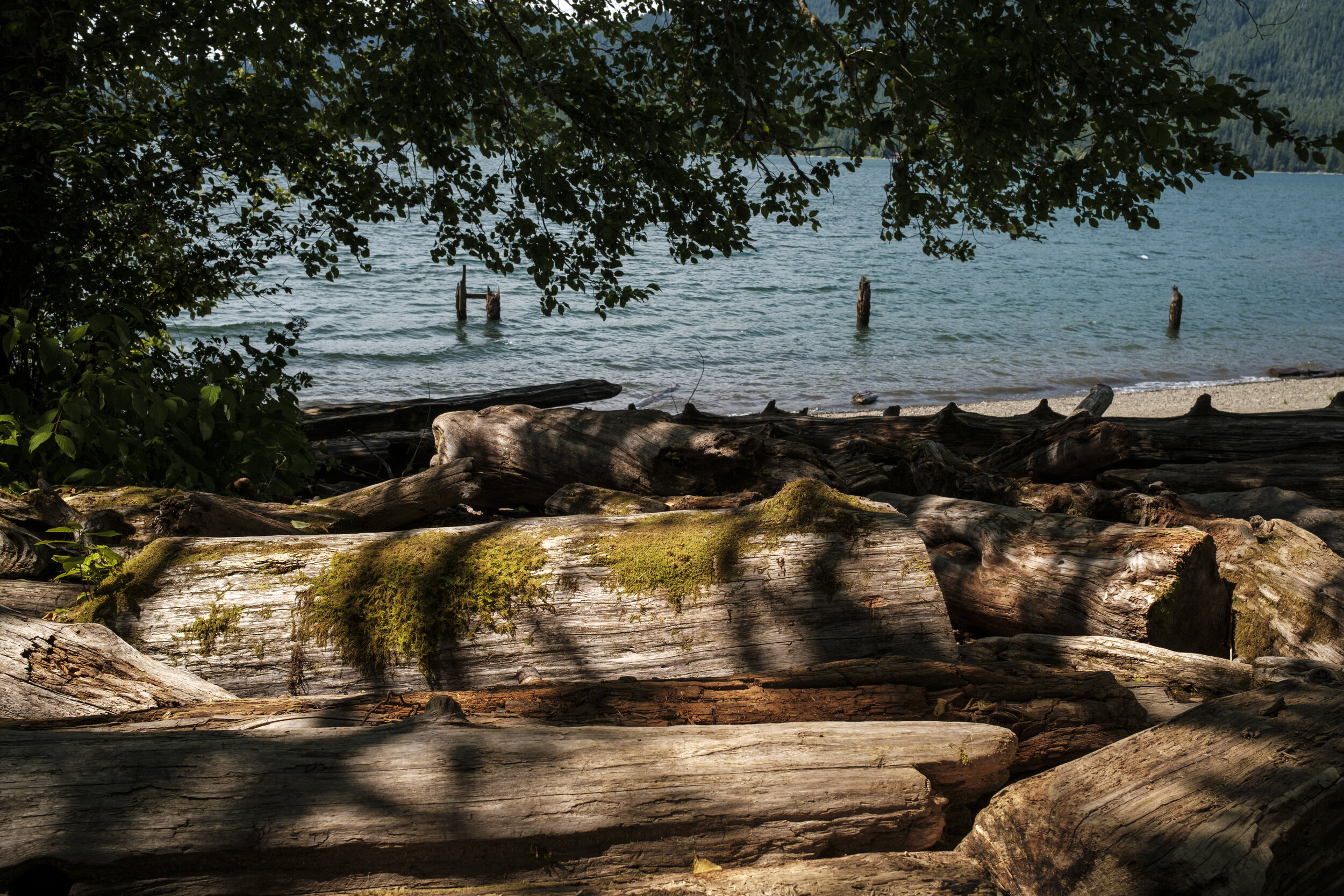  Views from the lake where our campsite was (photo/Jason Rafal) 