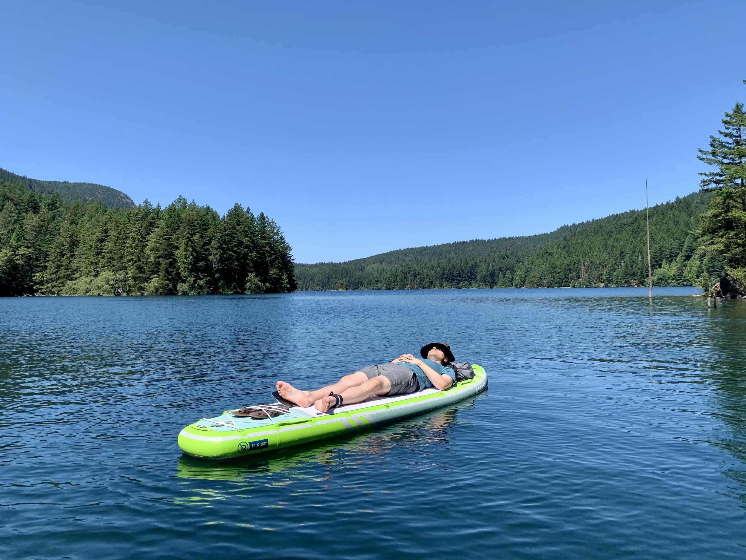  Jason floats in the sun (photo/Nicole Harrison) 