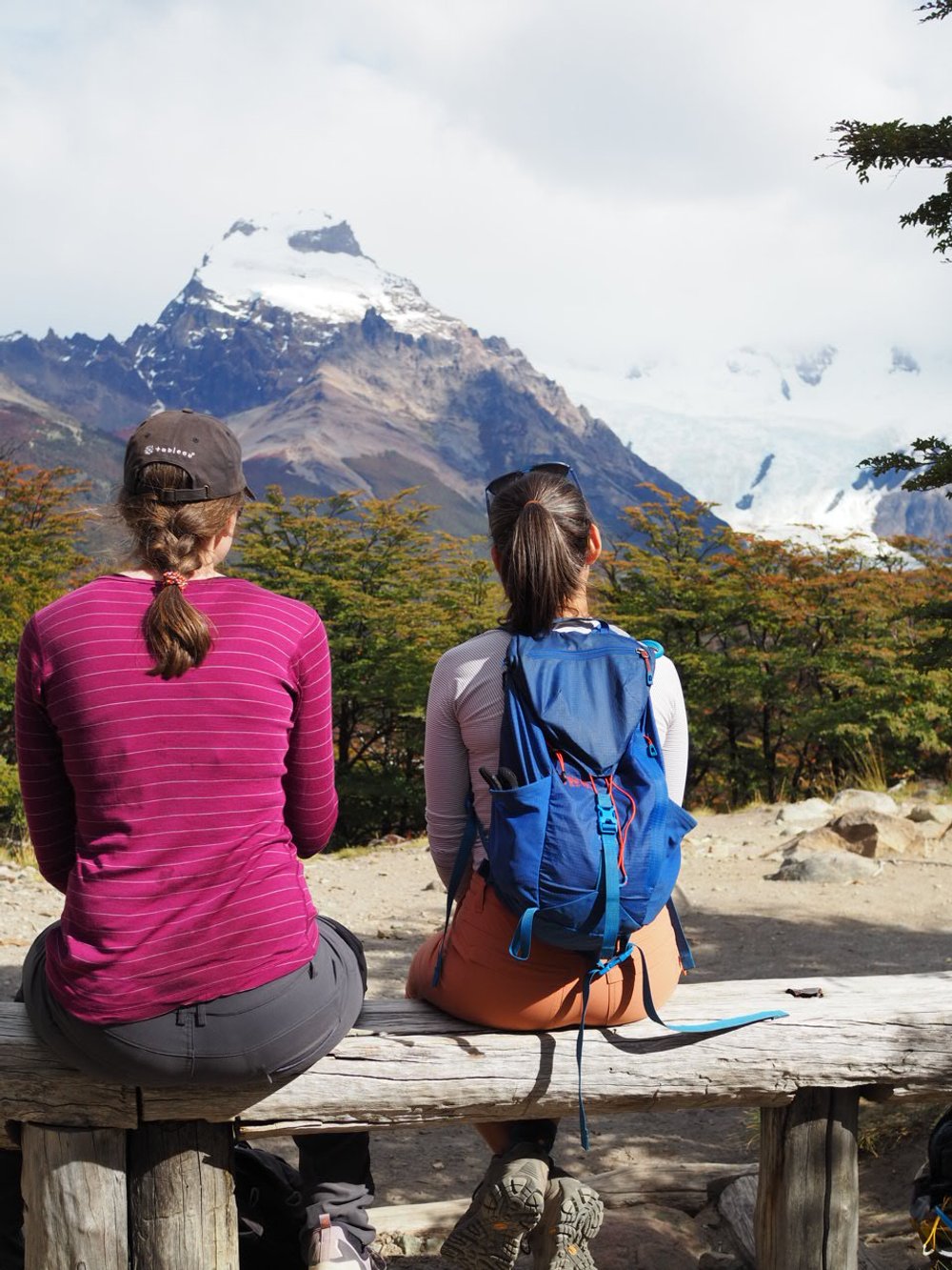 Taking in the views (photo/Ally White)